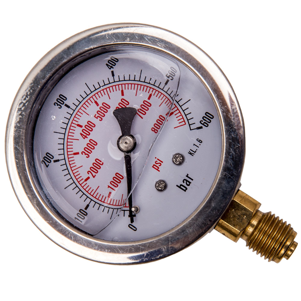 Hydraulik Messkoffer Messgerät 8600PSI Starke Hydraulikdruck Manometer Bagger