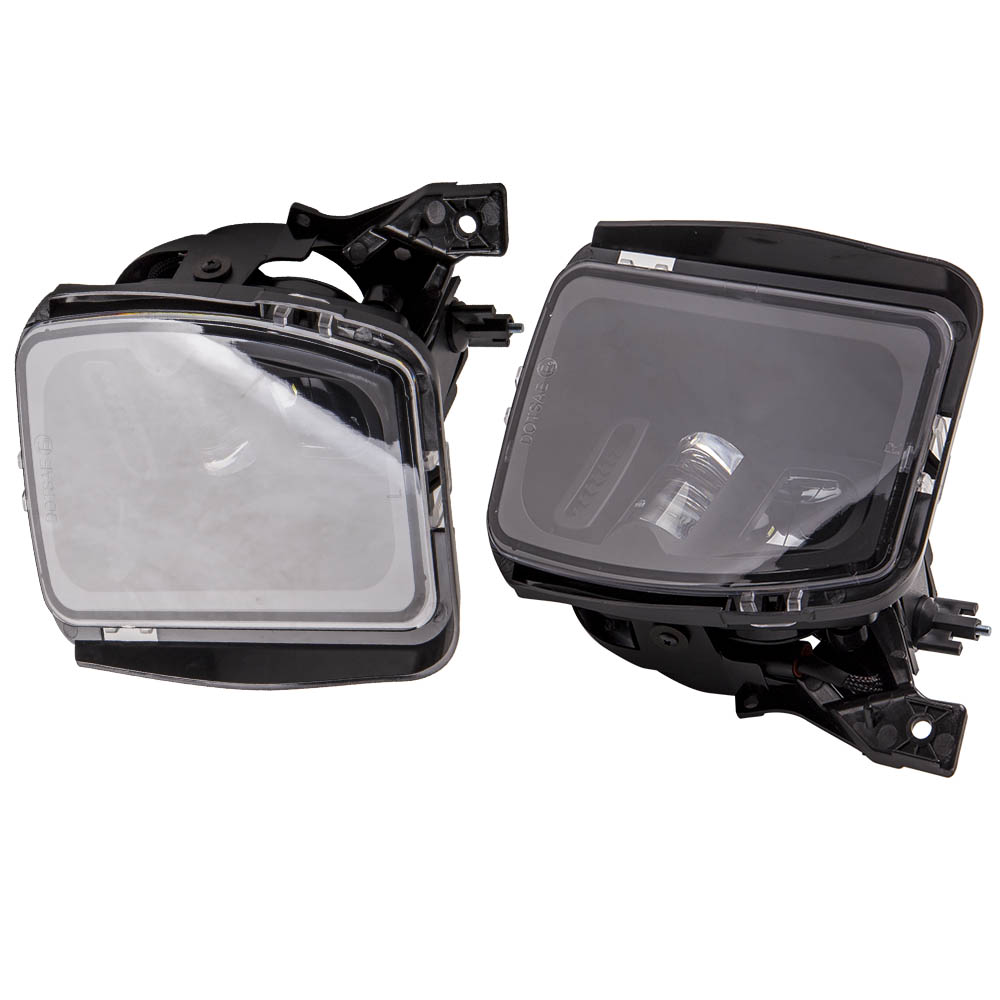 Drive+Passenger Side Bumper LED Fog Lights for Dodge Ram 1500/Classic 2013-2019