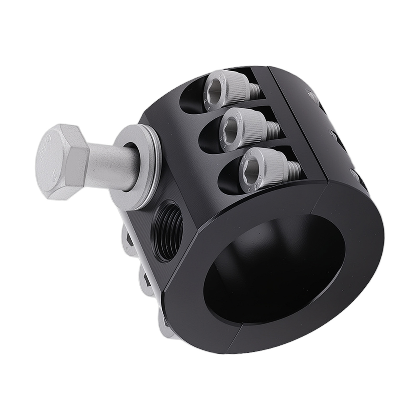 Front Steering Damper Bracket for Jeep Wrangler JL JLU JT 2018-2025 Steel Black