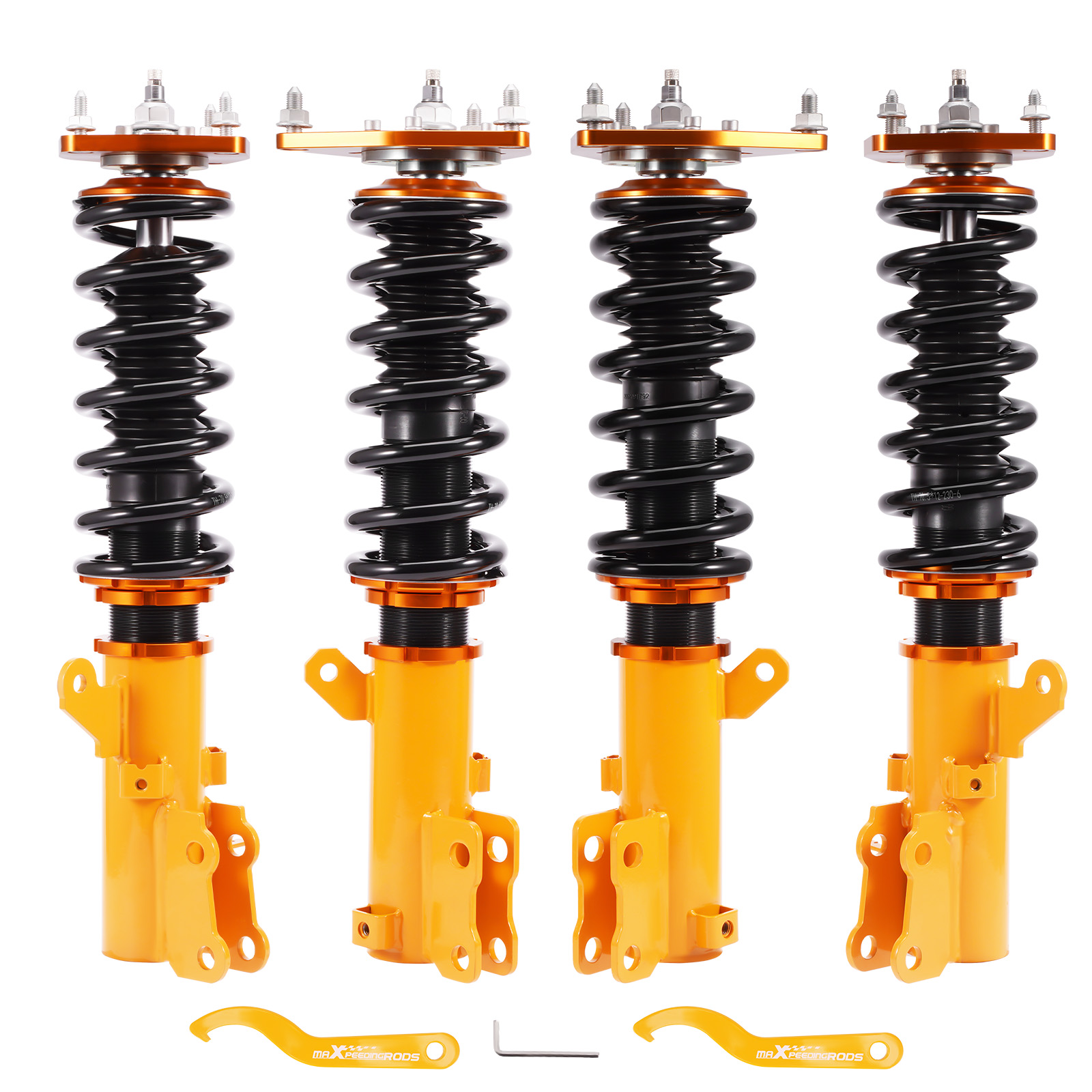 MaXpeedingrods Coilovers Kit for Hyundai Tiburon 2003-2008 Adj. Damper Shocks