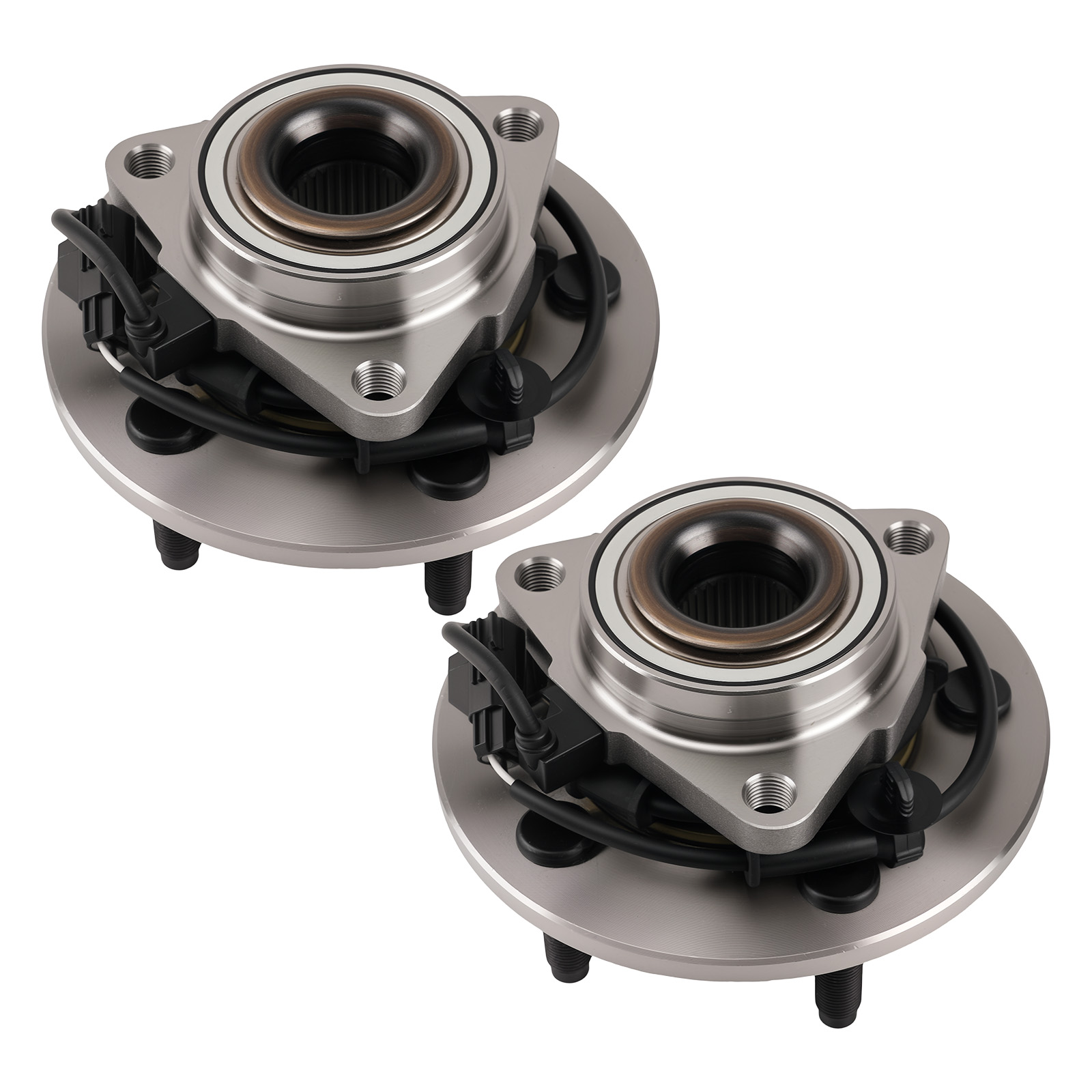 Pair Front Wheel Hub for Dodge Ram 1500 2002-2005 515073 68030387AB 5 Lugs