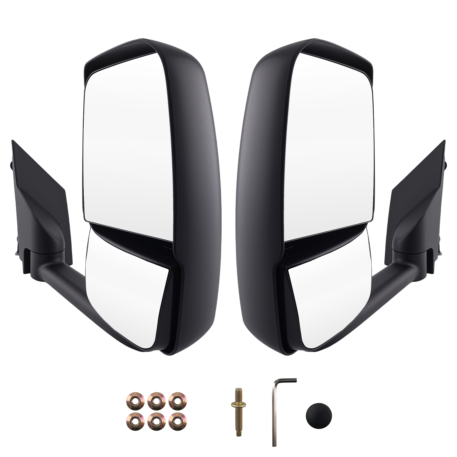 Side Mirror for GMC Savana 1500/2500 2003-2011 Manual Black 25894030