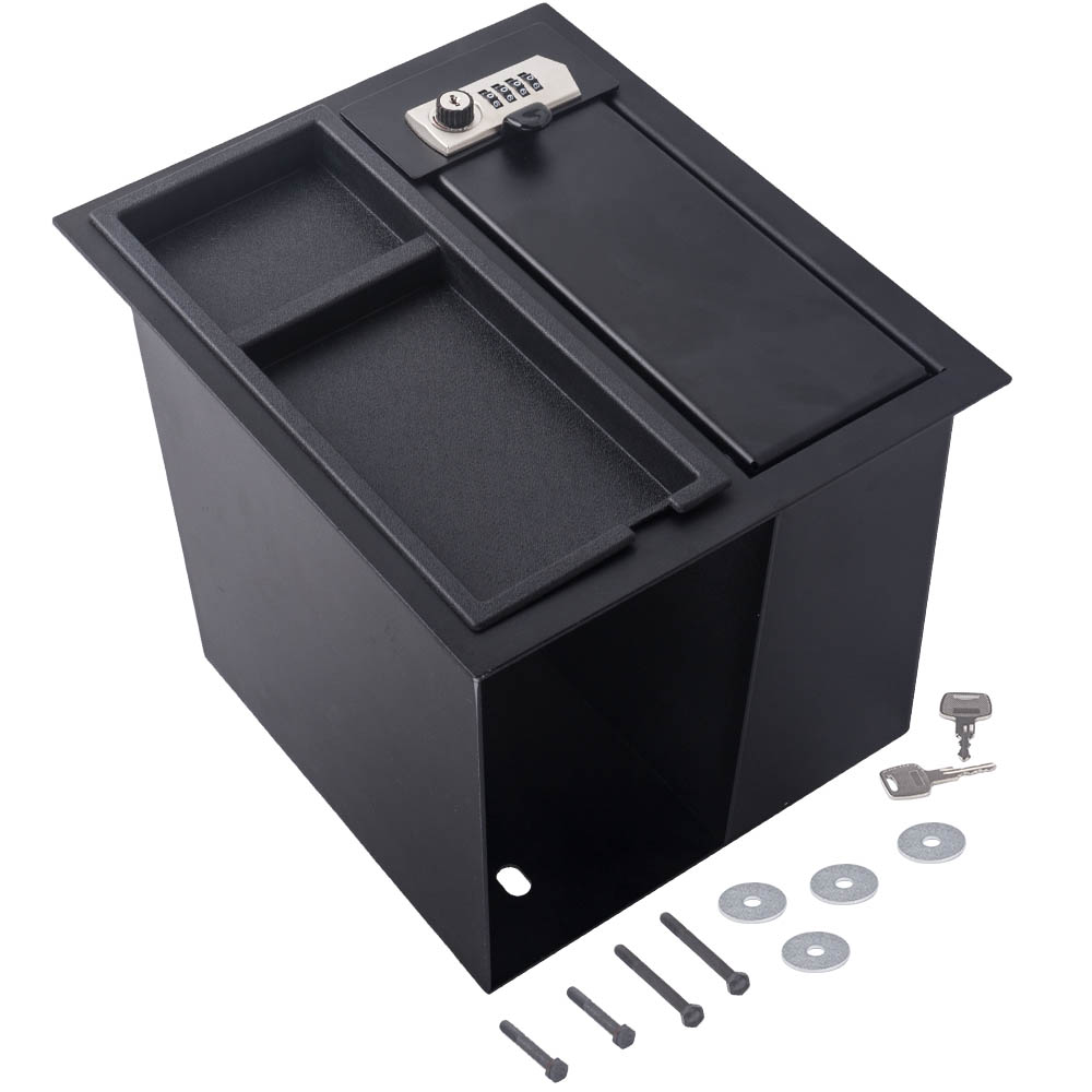 Center Console Safe GUN STORAGE W/ TRAY For Toyota Tundra 2014-2020 0001634174