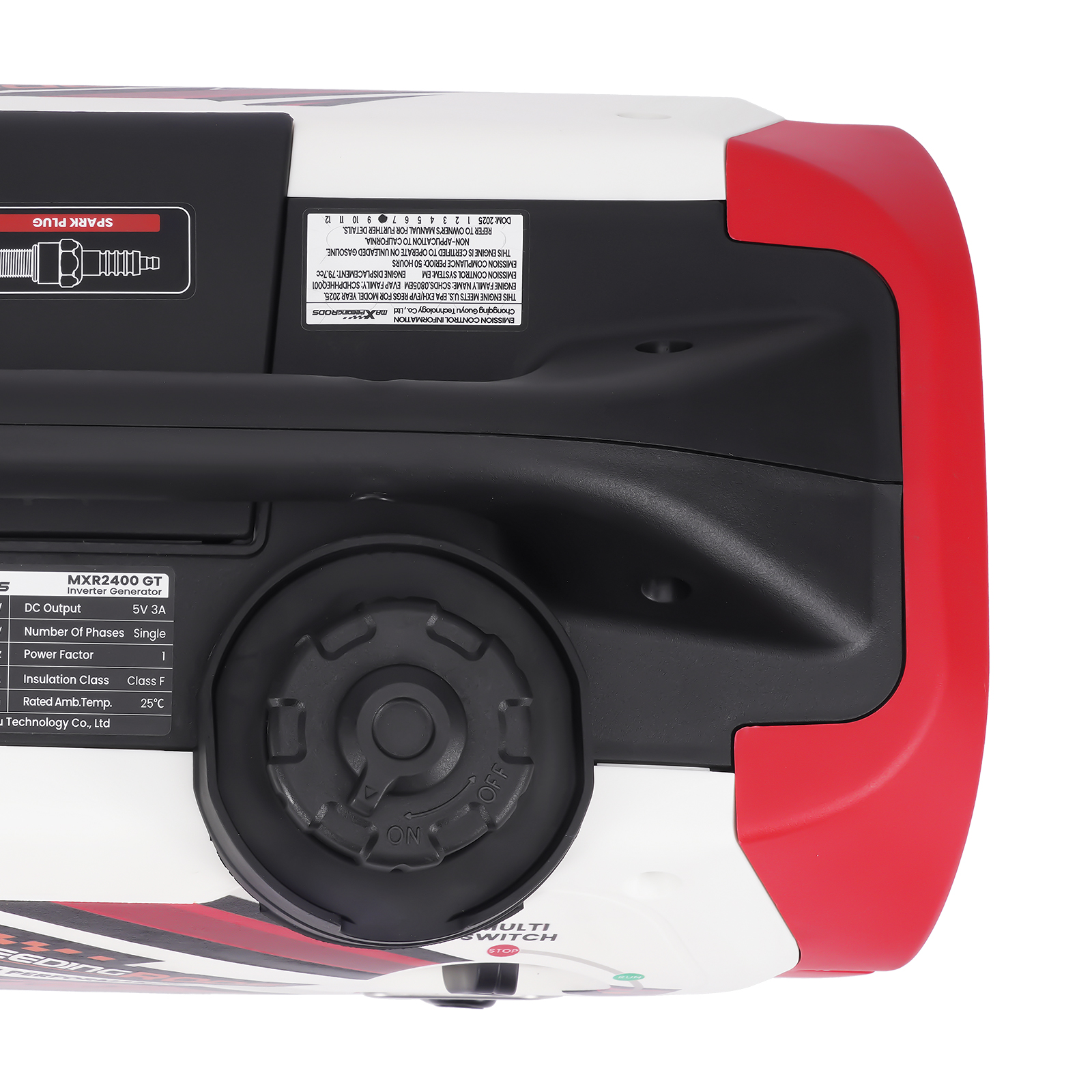 Portable Generator with CO Protection 2400W  Quiet 15kg for Camping Emergency