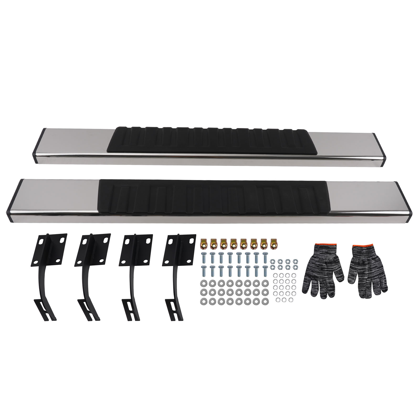 Non-Slip Nerf Bars Running Boards for Ford F-250 1999-16 Side Steps Left&Right