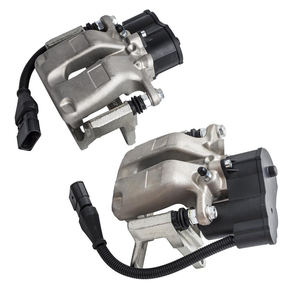 2 Pinza de freno trasera con actuador soporte for Audi A8 4E0615403A 4E0615404A