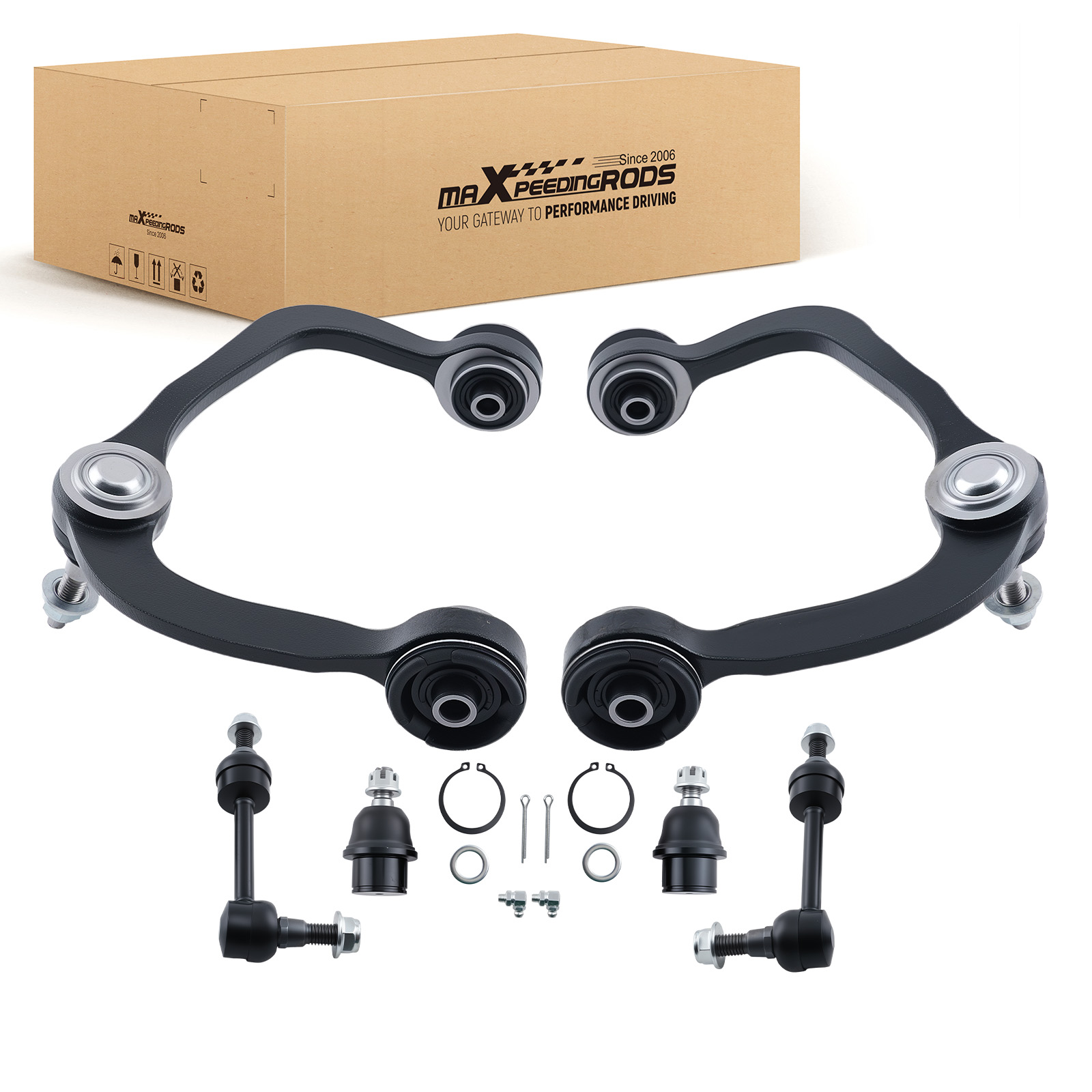 Driver Passenger Front Upper Control Arm Suspension Kit for Ford F-150 2004-2005