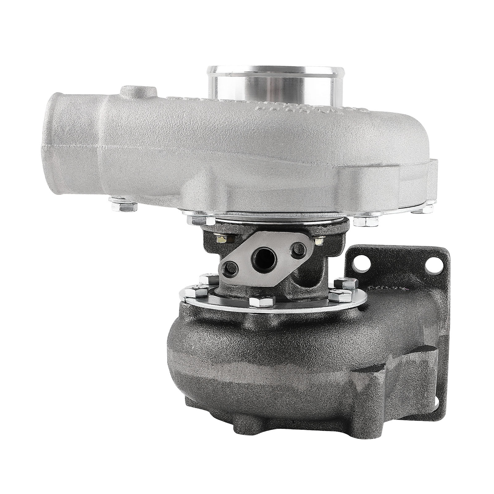 T3 T4 T04E Universal Turbo Kit Stage III+Wastegate+Turbo Intercooler+ Oil Lines