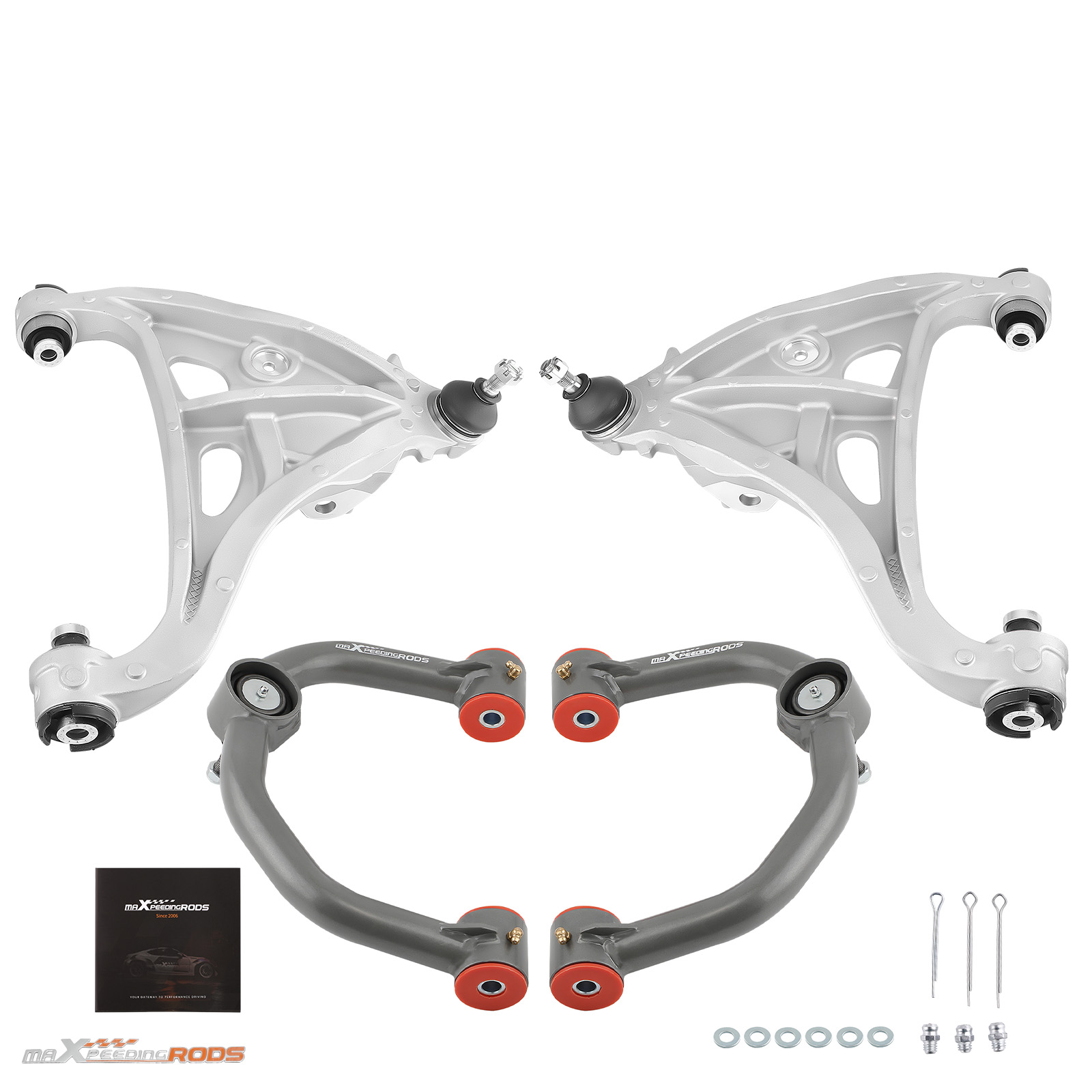 MaXpeedingrods Front Upper Lower Control Arms 0-2