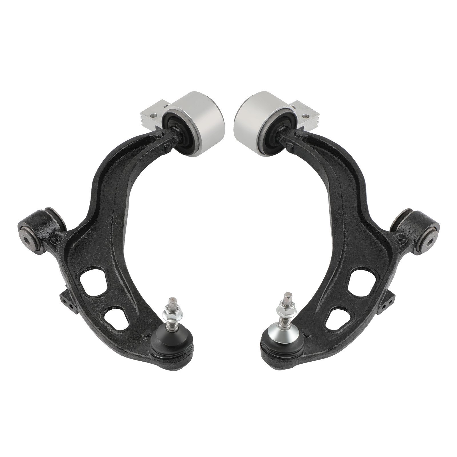 4x Front Lower Control Arms Sway Bars For 2013-2018 Ford Taurus Flex Lincoln MKT