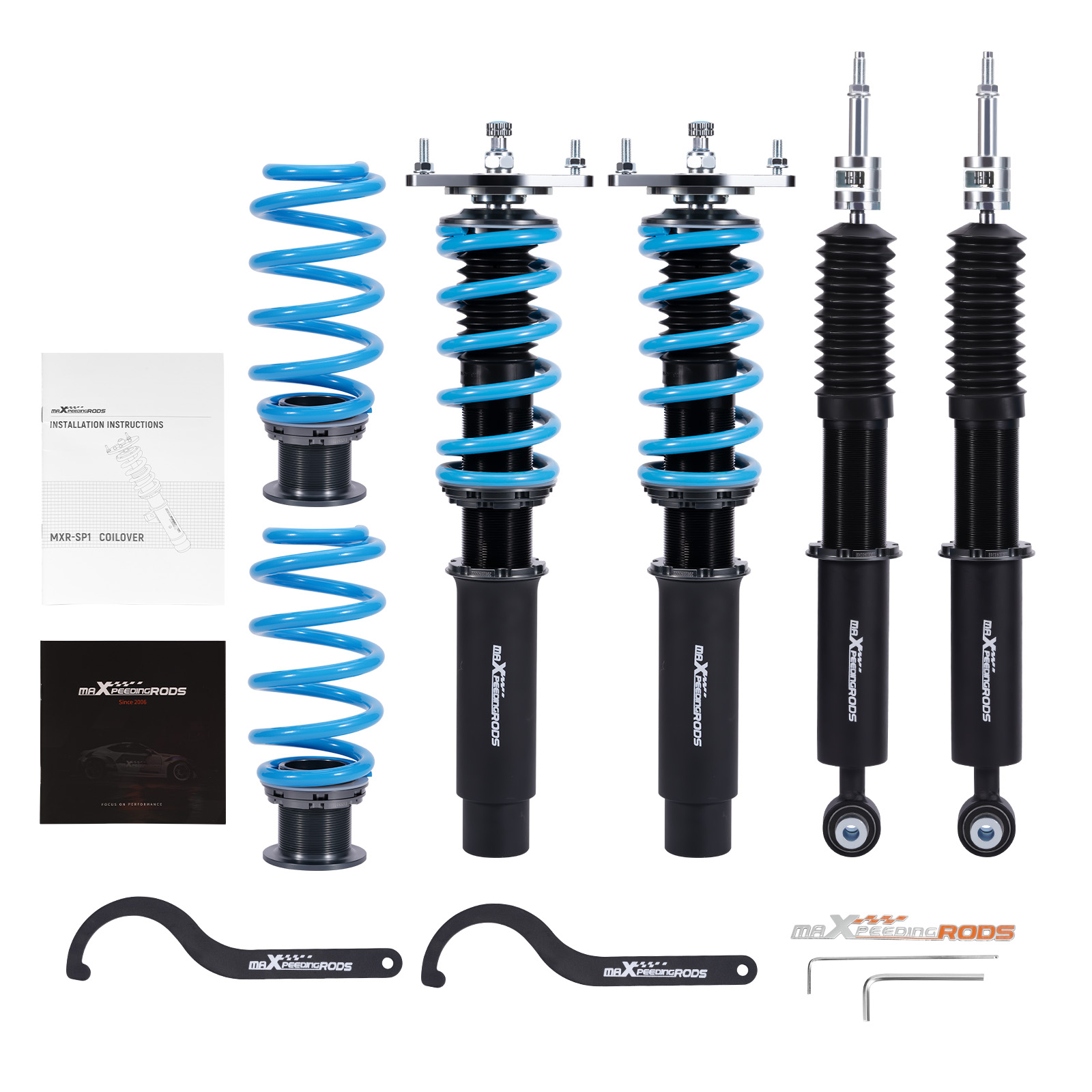 MaXpeedingrods COT6 Coilovers Lowering Coils for Audi A4 B9 2015-2025 FWD