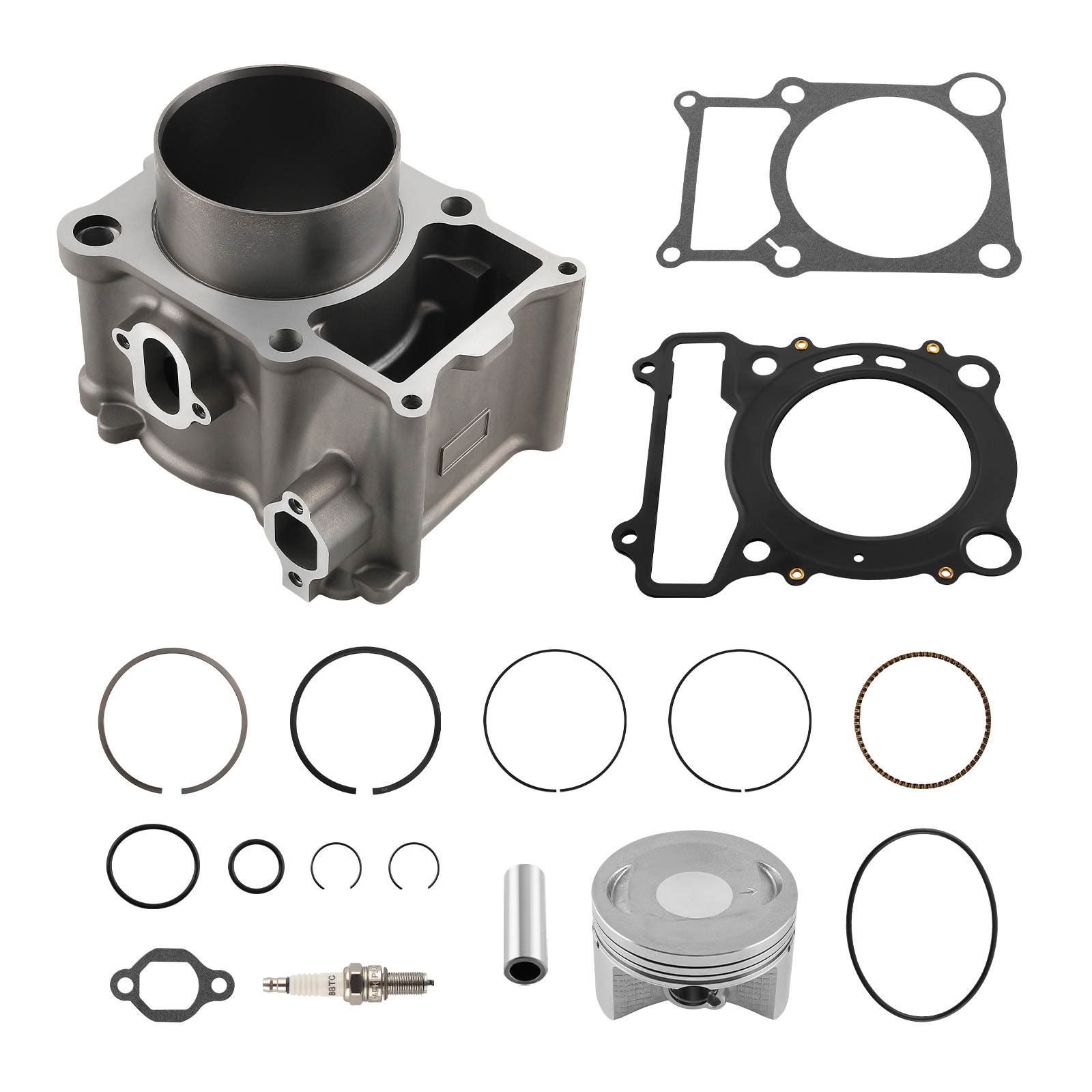 Cylinder Piston Gasket Top End Kit For 2000-06 Yamaha Kodiak Grizzly 400