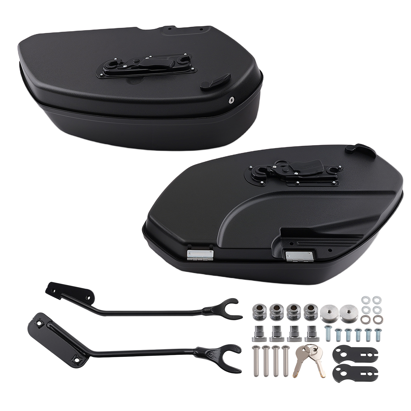 Secure & Durable ABS Bags for Harley Low Rider FXLR 2018-2020 Gloss Black Color