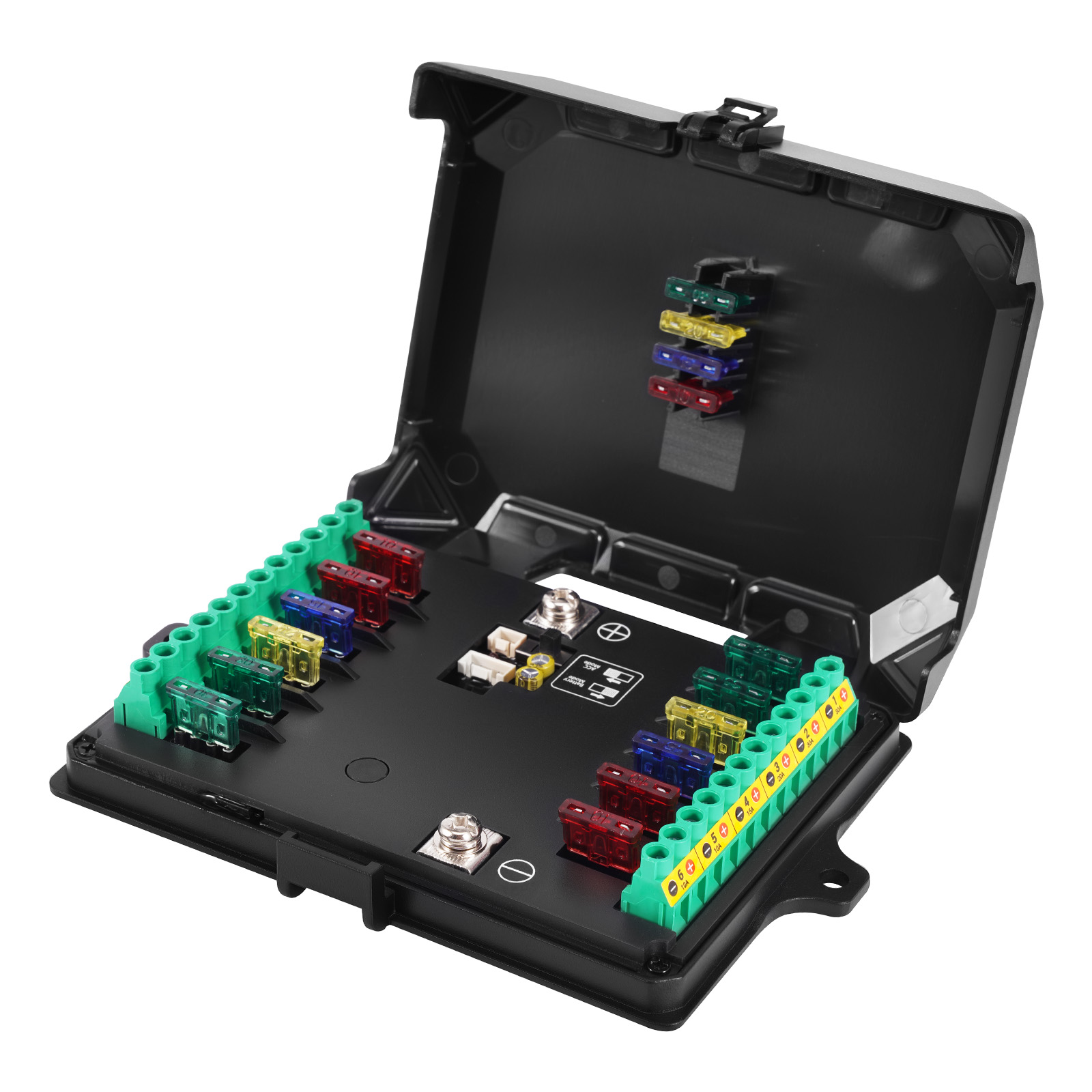 12 Gang Touch Panel für Offroad Fahrzeug LKW SUV 960W Wasserdicht IP67 Schwarz