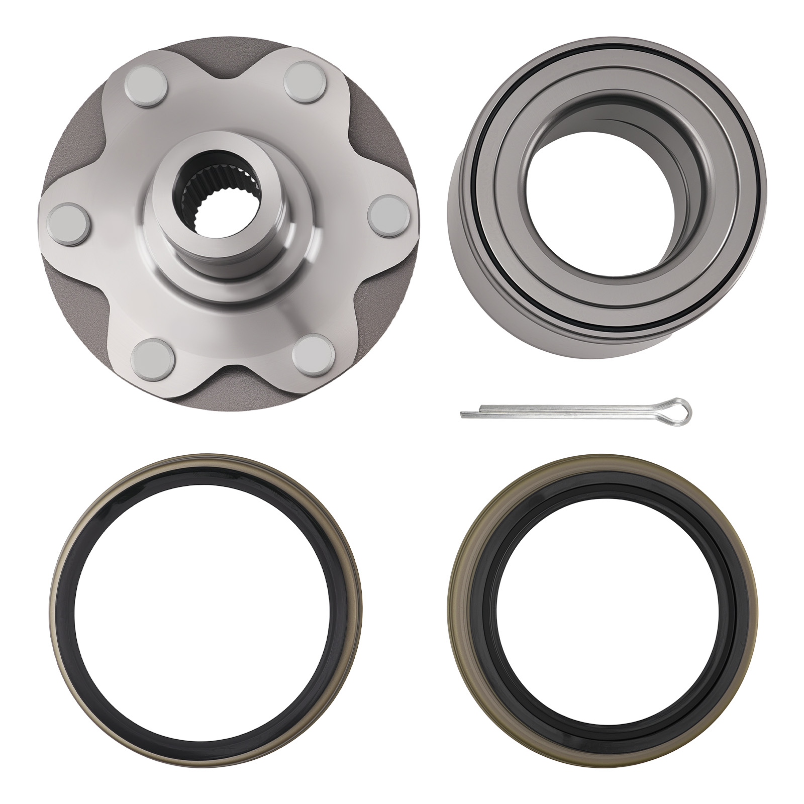 Front LH RH Wheel Hub & Bearing Assembly Kit for Toyota Tundra 2WD 00-06 517011