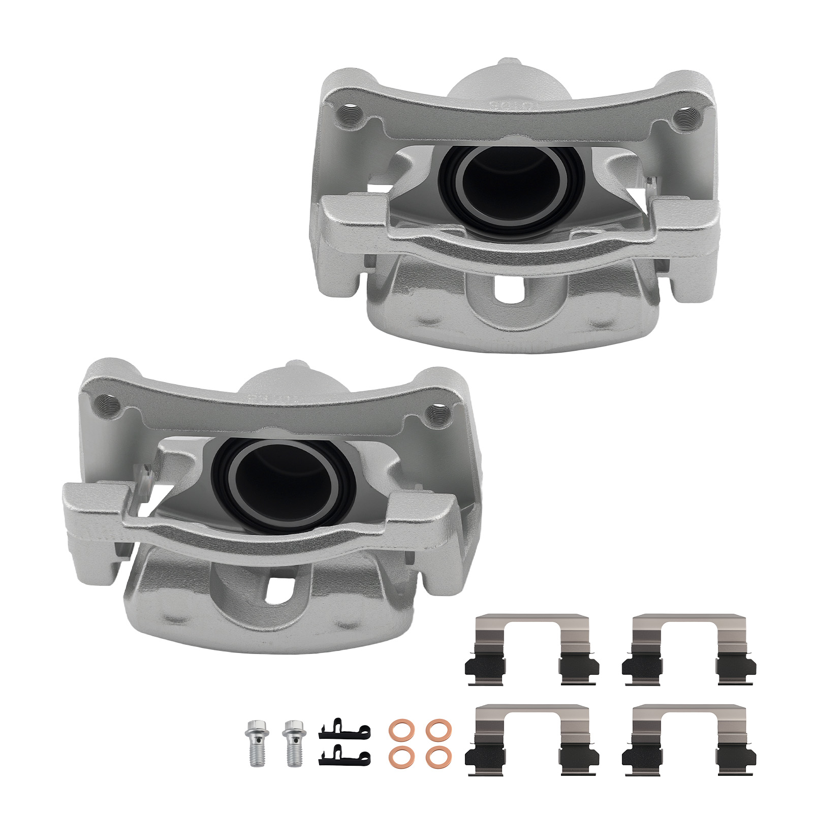 Front Disc Brake Calipers w/Bracket for Mazda CX-5  2013 2014-2022 2.38
