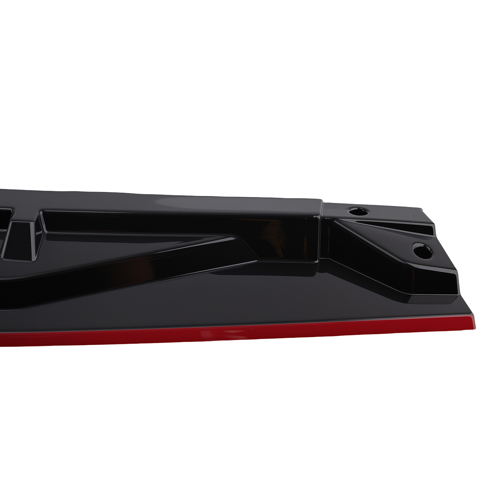 Performance Front Lip Kit for Hyundai Sonata 20-23 Glossy Black Red Extension