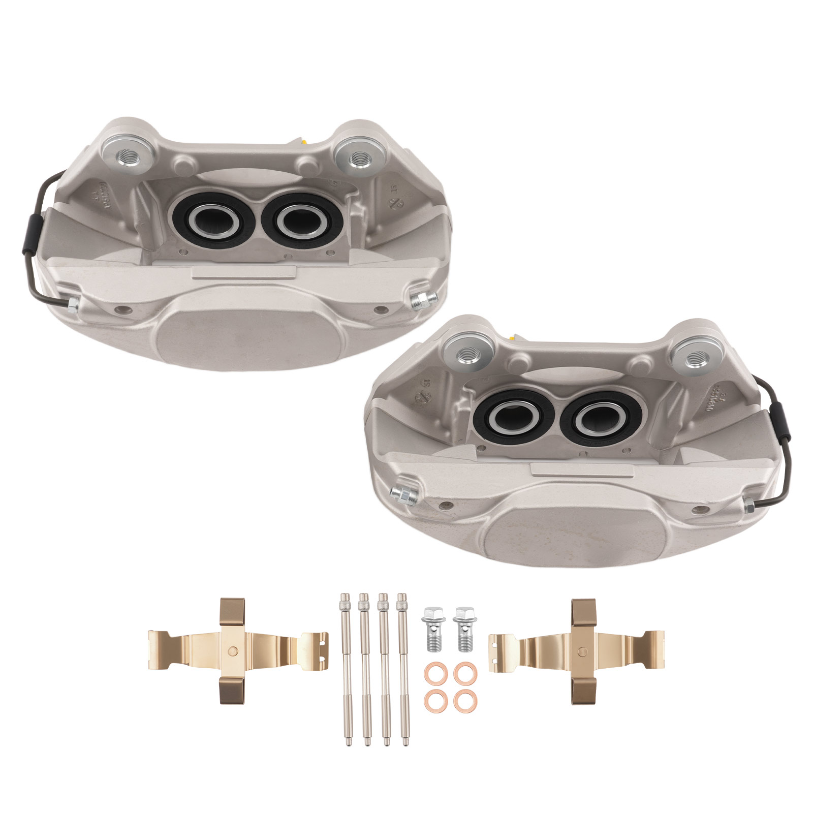 Front Disc Brake Calipers Left and Right for Porsche Macan 2015-2020 95B615124F