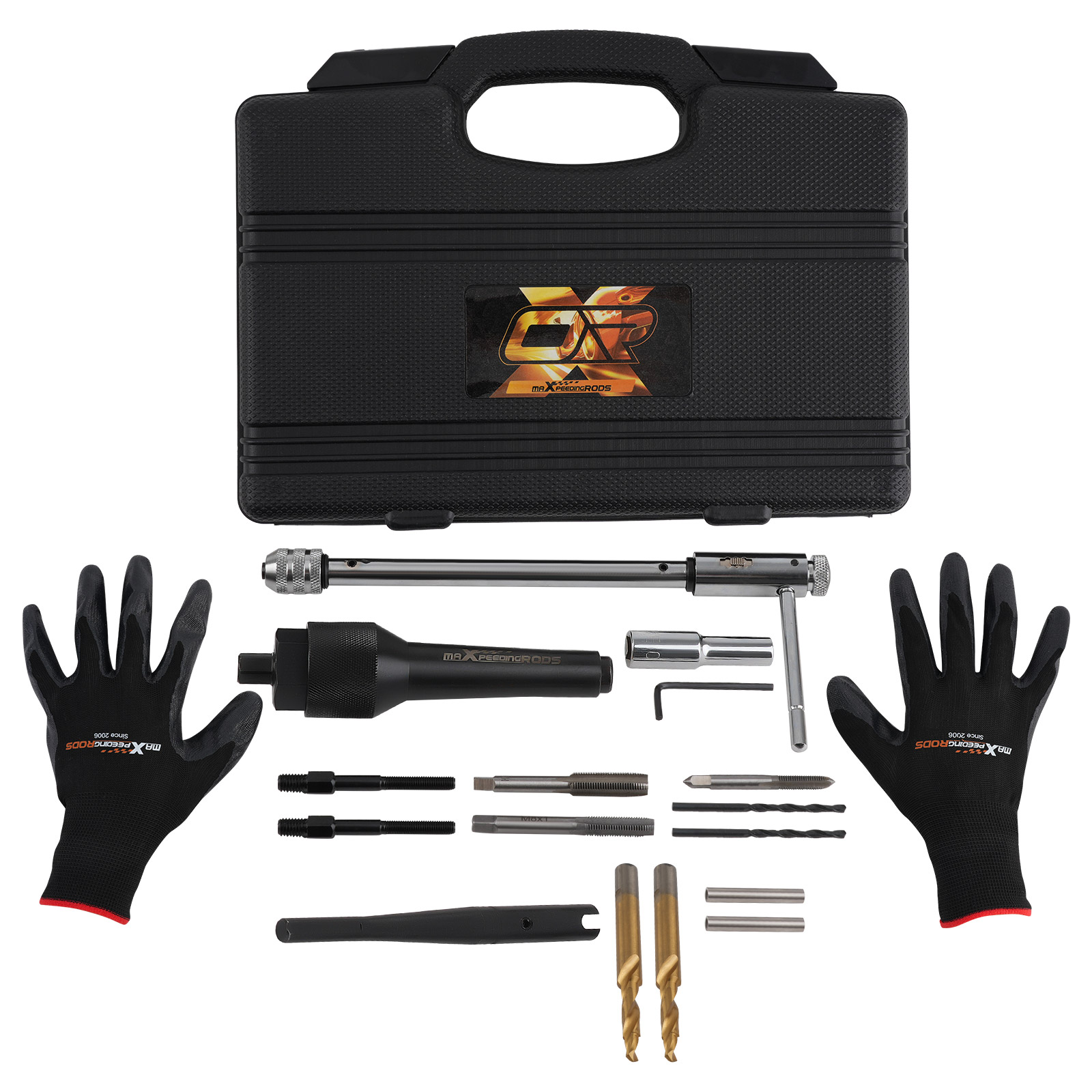 16x Damaged Heater Glow Plug Removal Remover Extractor Tool Kit 8mm 10mm