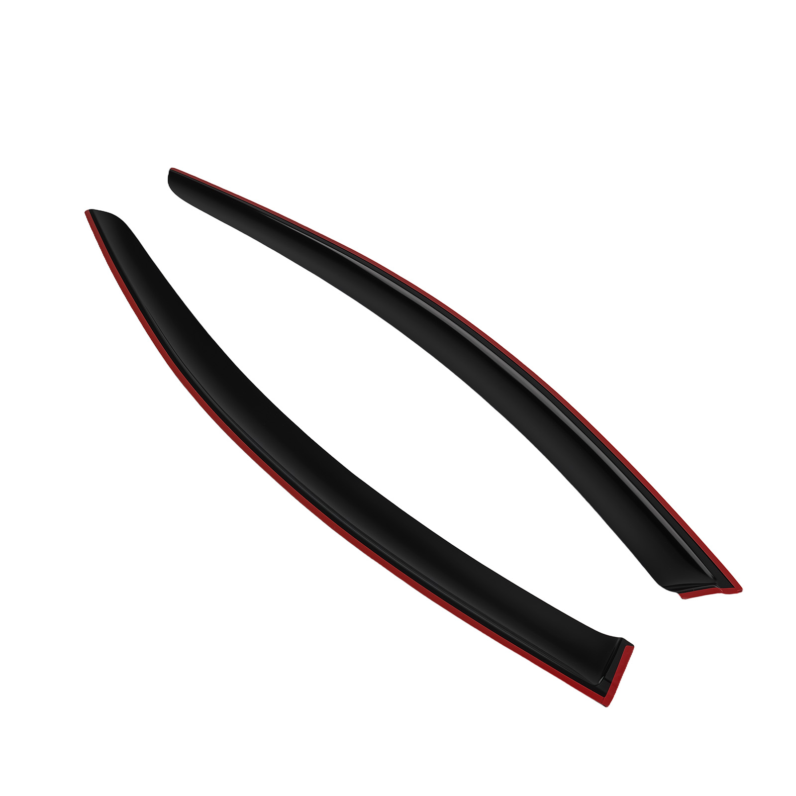 Wind Deflectors Rain Guard Vent for Honda HR-V 2016-2022 Outside Mount Black