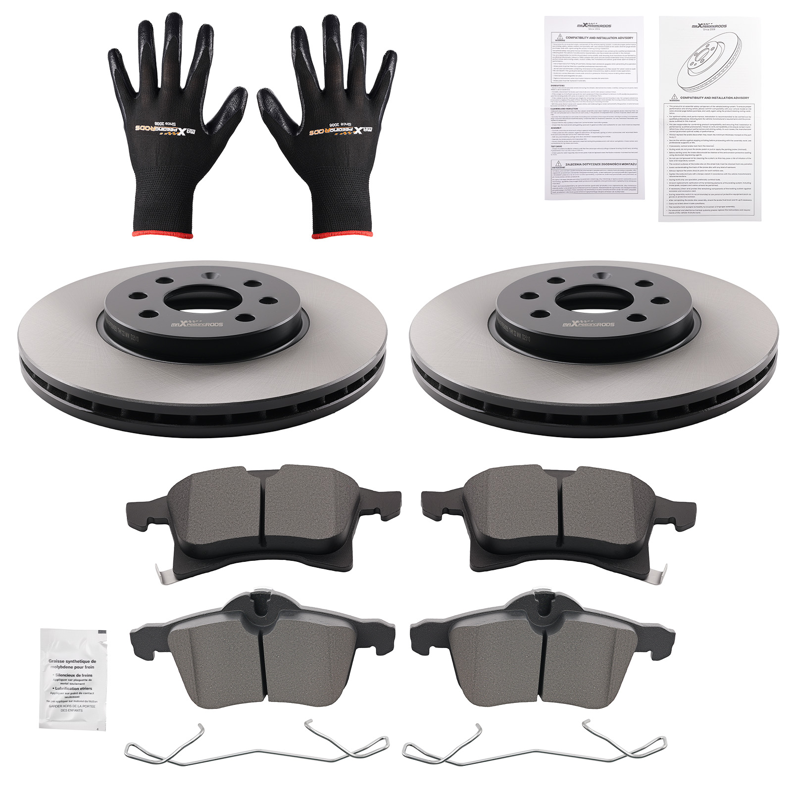 Disques Plaquettes Frein Avant for Opel Combo 280mm 569006 93179707
