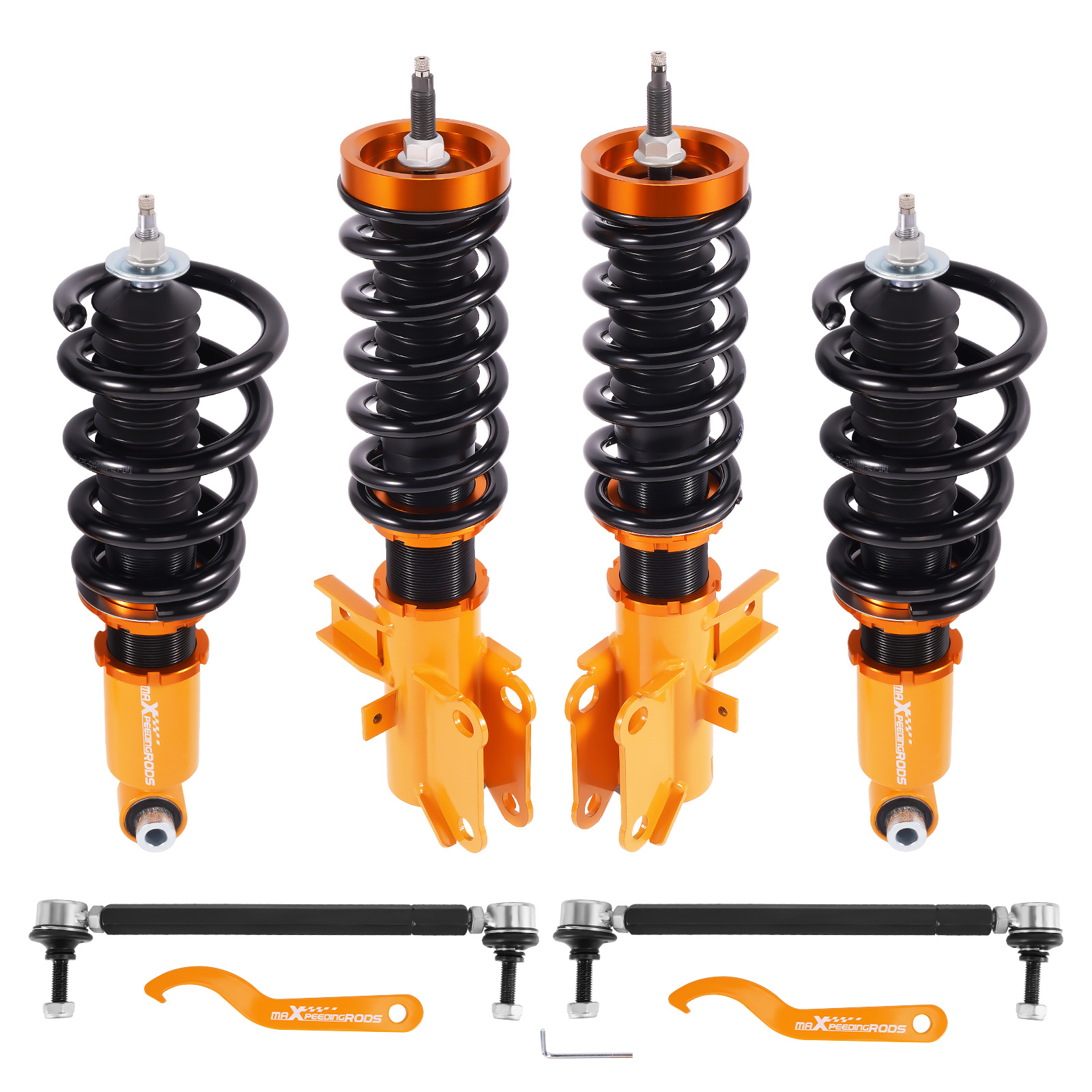 4pcs Combinés Filetés for Chevrolet Camaro 2012-2015 24 niveaux réglables