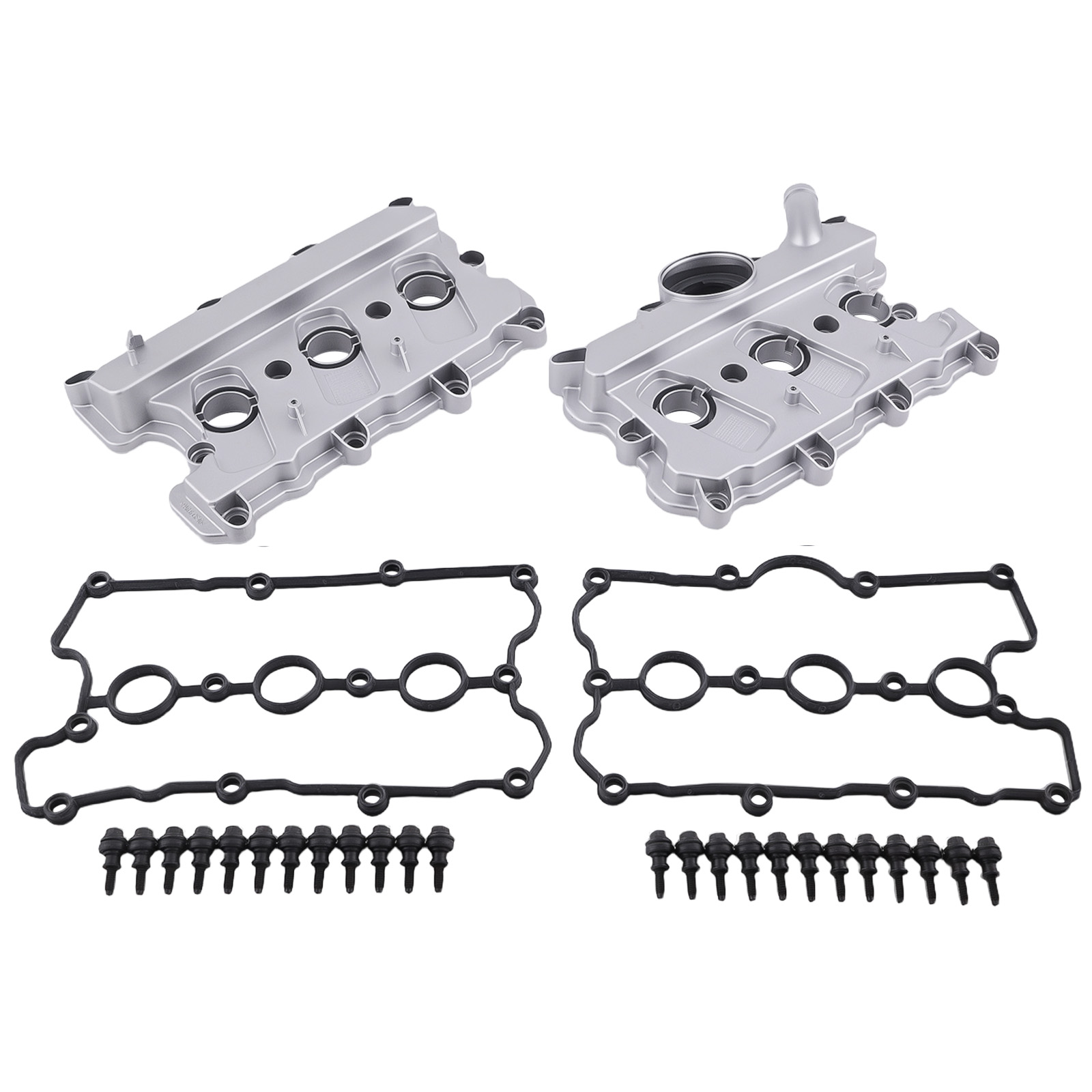 Valve Cover Pair for Audi A7 Q5 3.0L V6 2012-2019 Left Right Set 06E103472Q