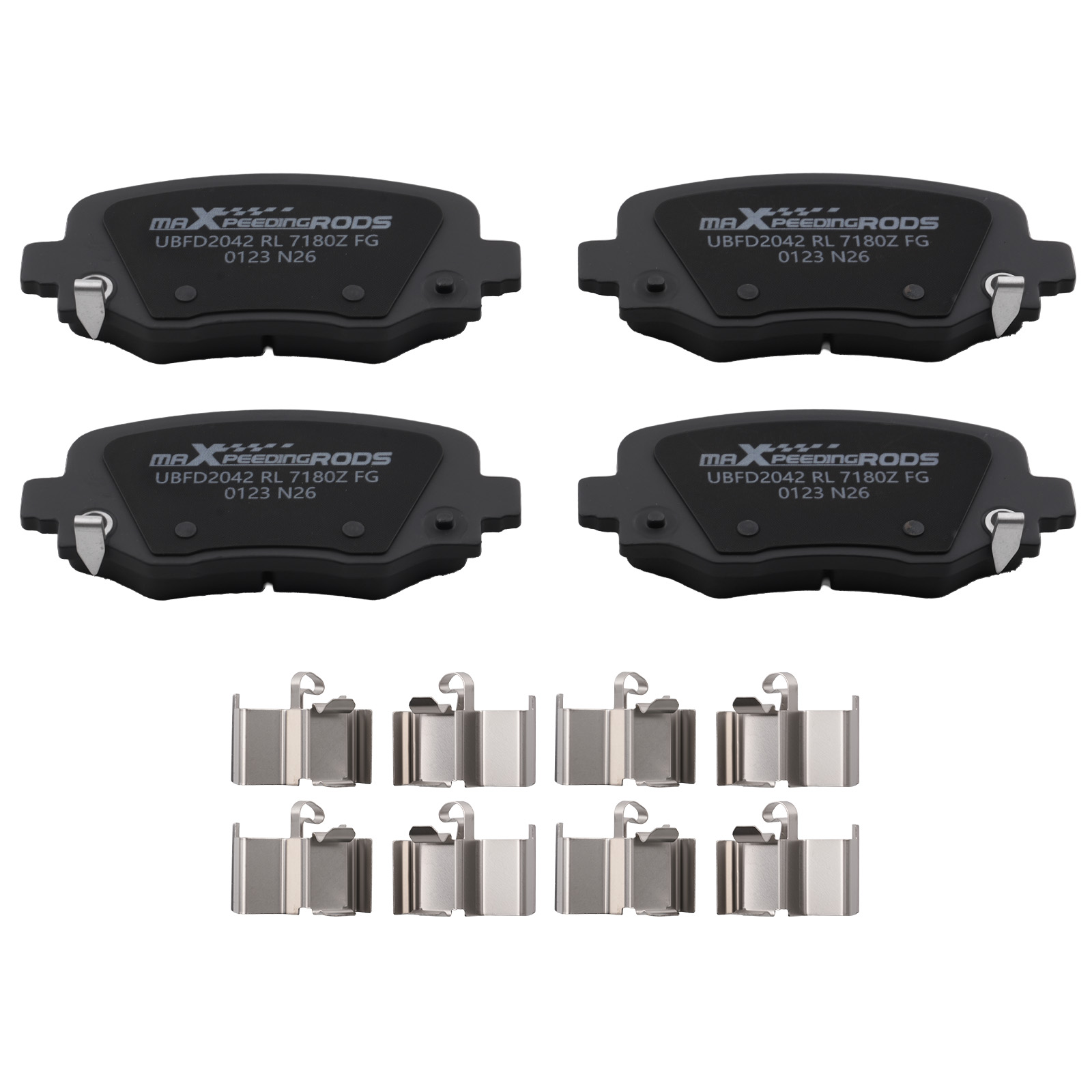 Rear Left&Right Brake Pads Set for Jeep Cherokee 2014-2023 Dodge Hornet 2023-25