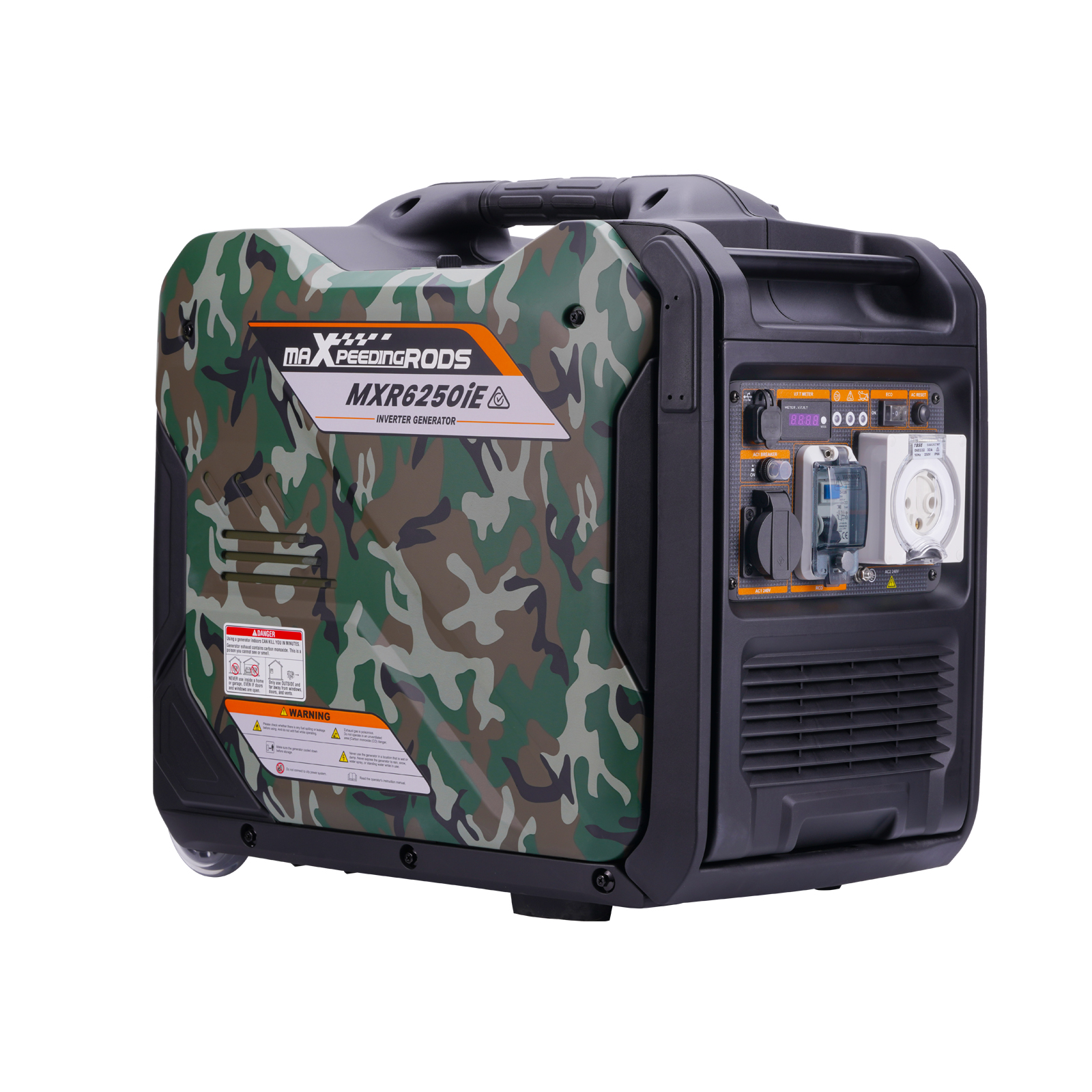 Inverter Generator 5500W Max 5000W Generator portable Petrol Electric Start Camp
