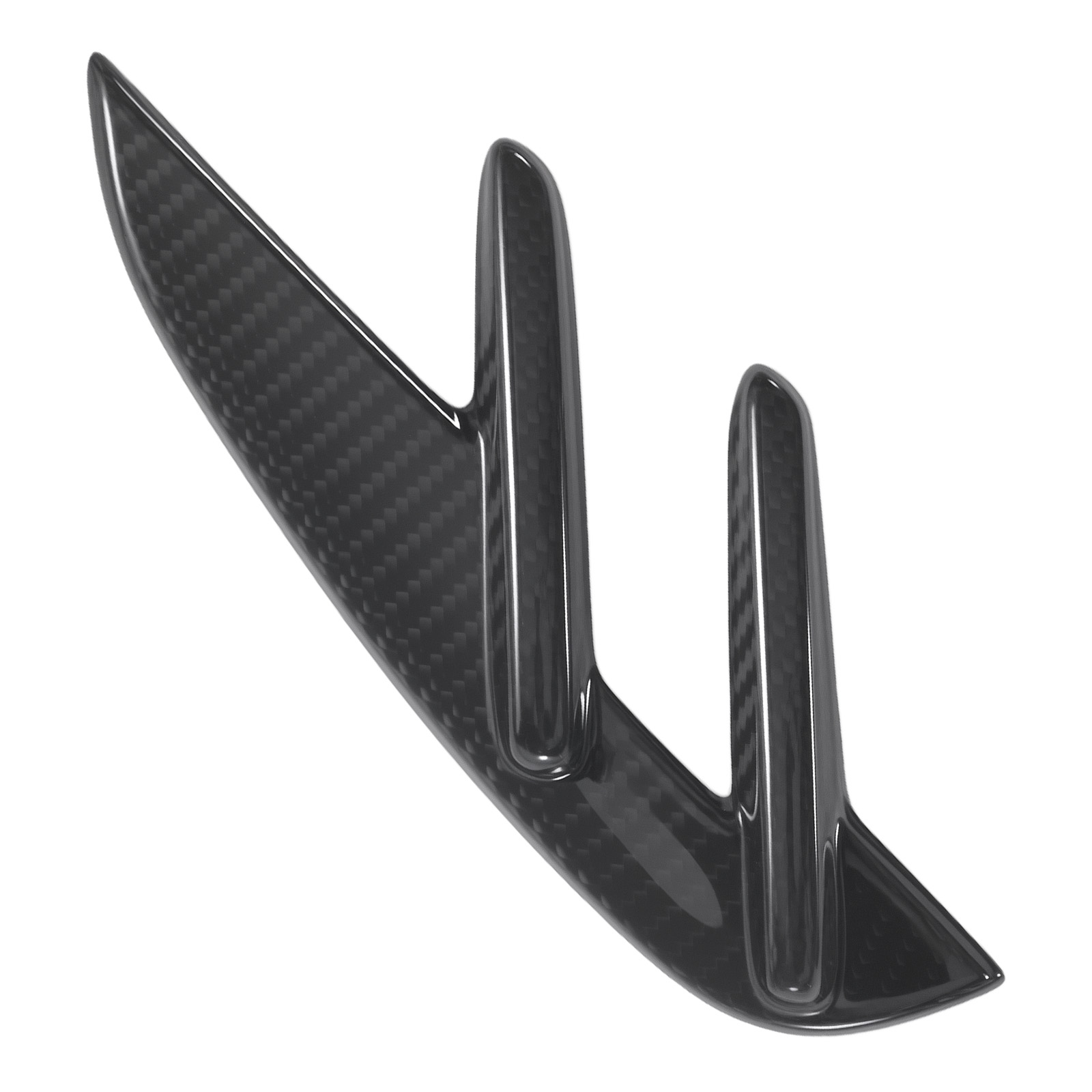 Black Carbon Fiber Side Fender Vent for BMW G80 M3 2021-2024 Trim Cover