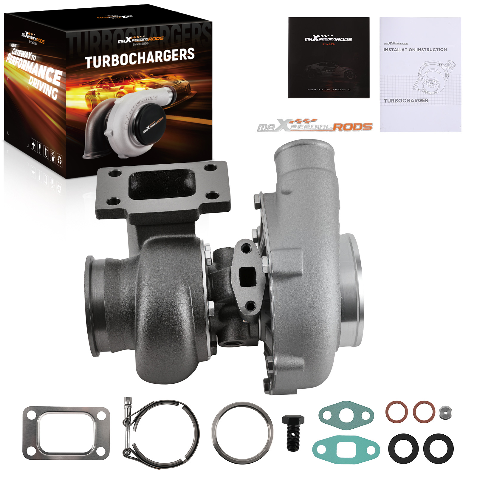 Turbolader for Audi VW Opel T3 AR 0.6 GT30 GT3076 GT3037 2.5L -3.0L  T3 Flansch
