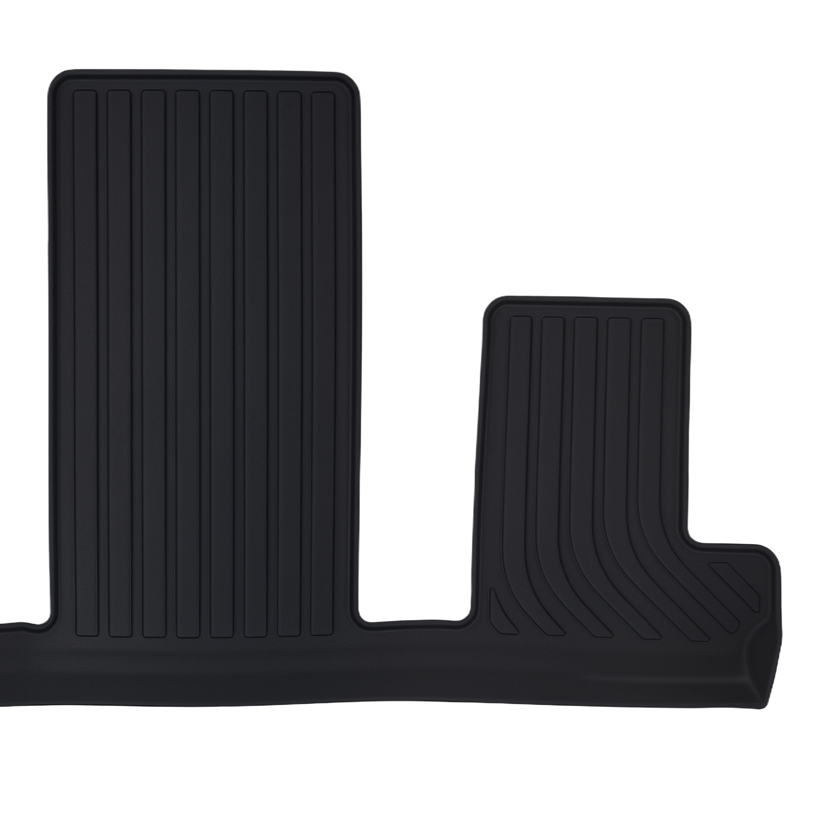 Floor Mat Set for Chevrolet Traverse 7 Seats 2018-2023 TPE Black Easy Clean