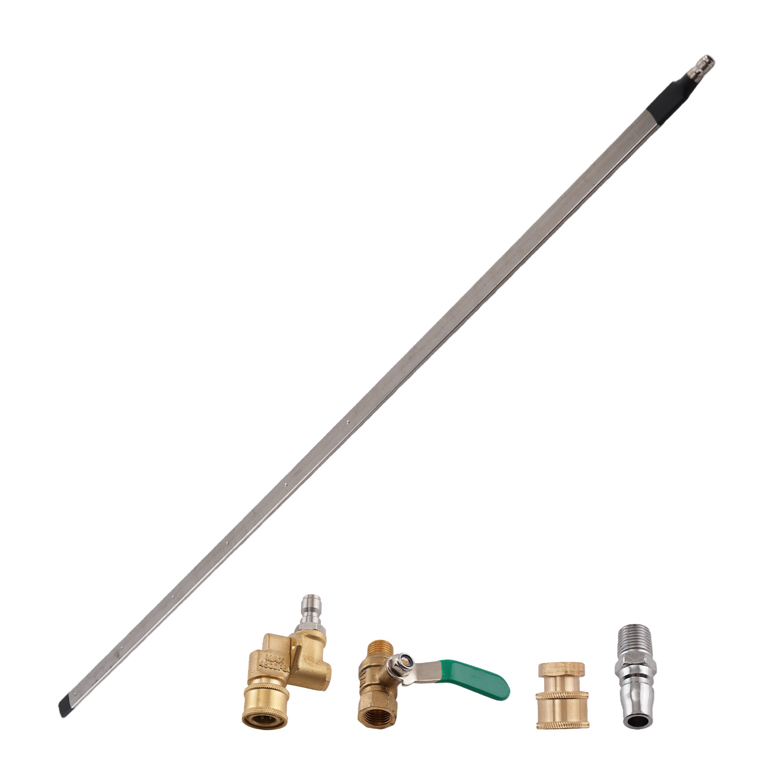 39.4in Double-Mode Radiator Flush Wand Stainless Steel for Car Vehicle Radiator