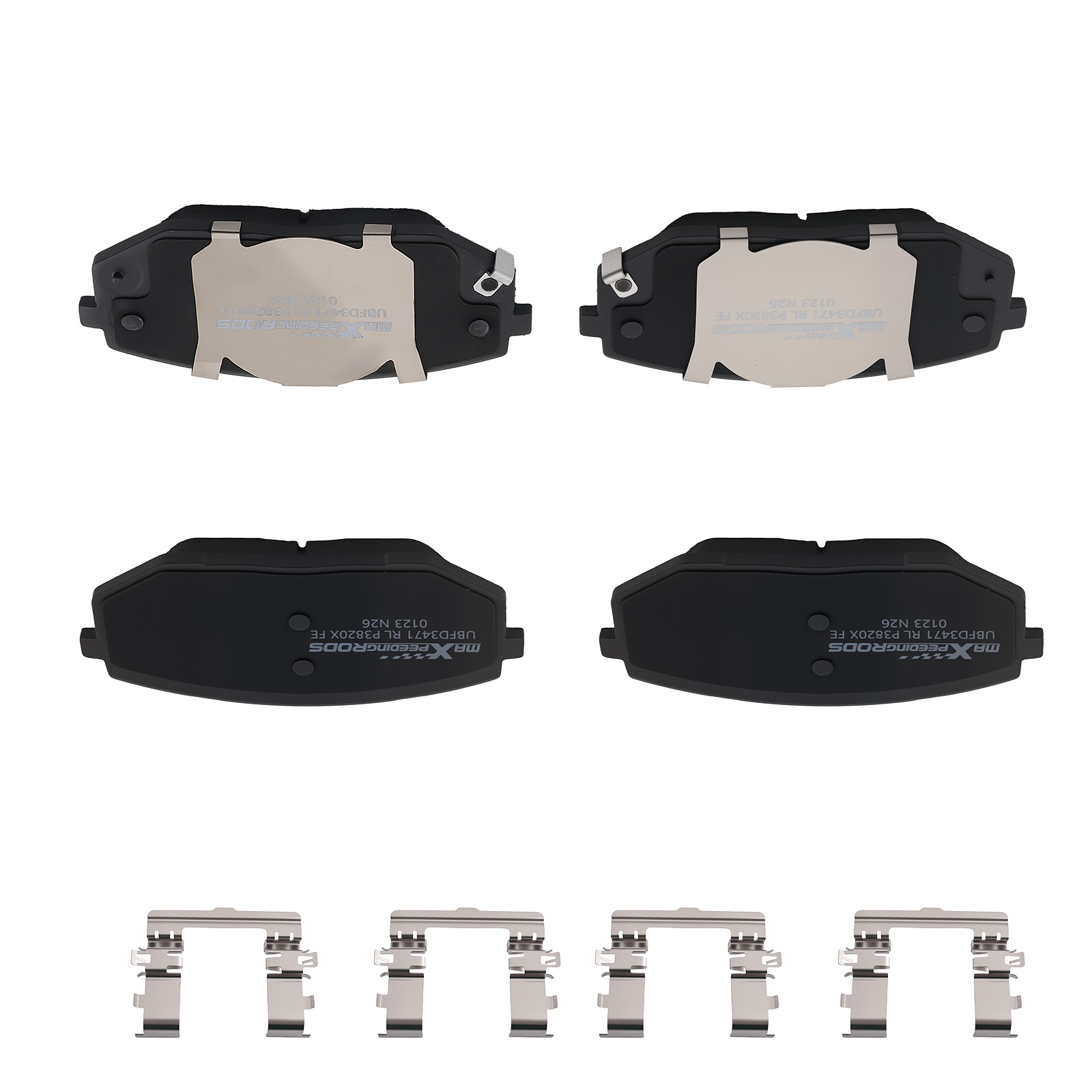 4pcs Front Brake Pads Set for Hyundai Tucson/Ioniq 5 2022-2023 Ioniq 6 2023