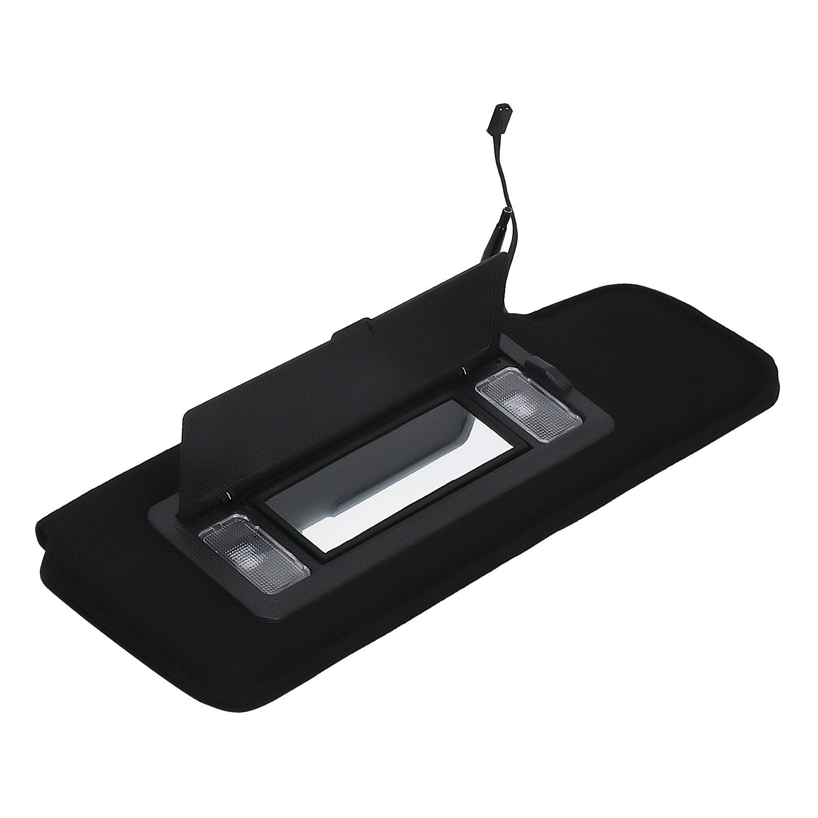 Sunvisor Pair W/Vanity Mirror & LED Light Fit for Chevrolet C4 Corvette 14081826