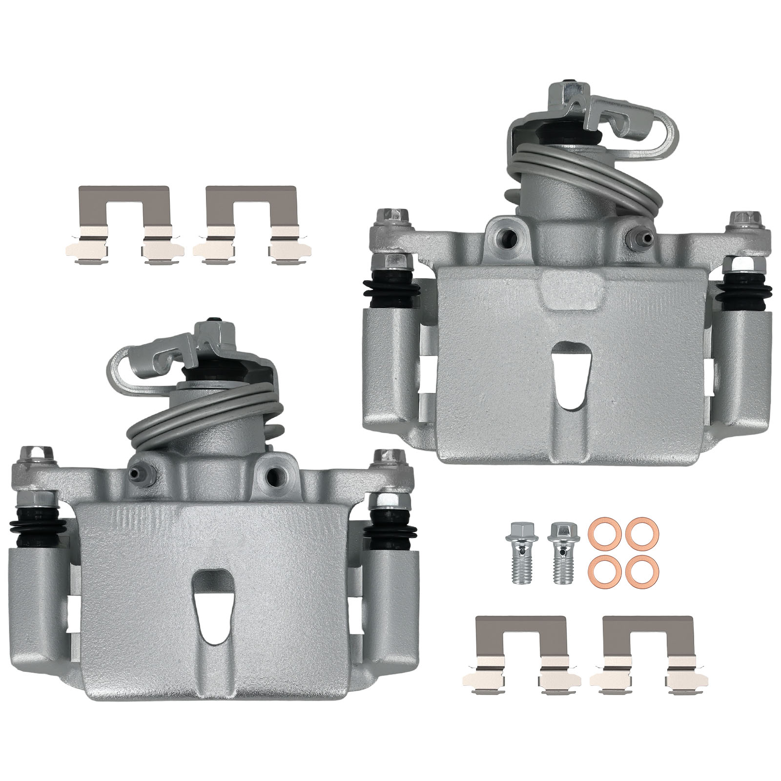 Rear L&R Disc Brake Calipers Set for Pontiac Montana 2005-2009 18-B4944 18-B4945