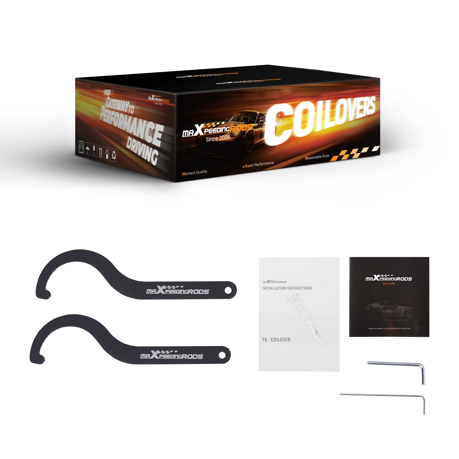 Amortisseur Combiné Fileté for Porsche Cayenne (92A/Type 958) 11-18 4.8 4.2 3.6
