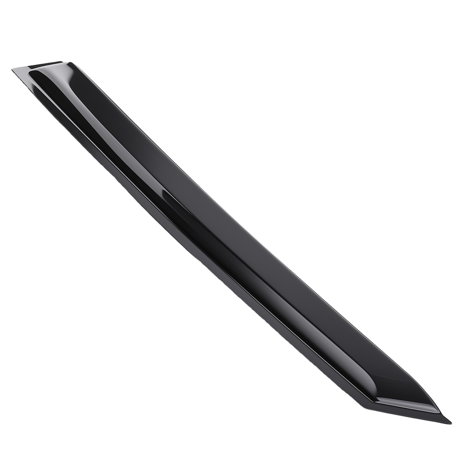 Front & Rear Window Wind Deflectors for Hyundai Santa Fe 2013-2018  Black
