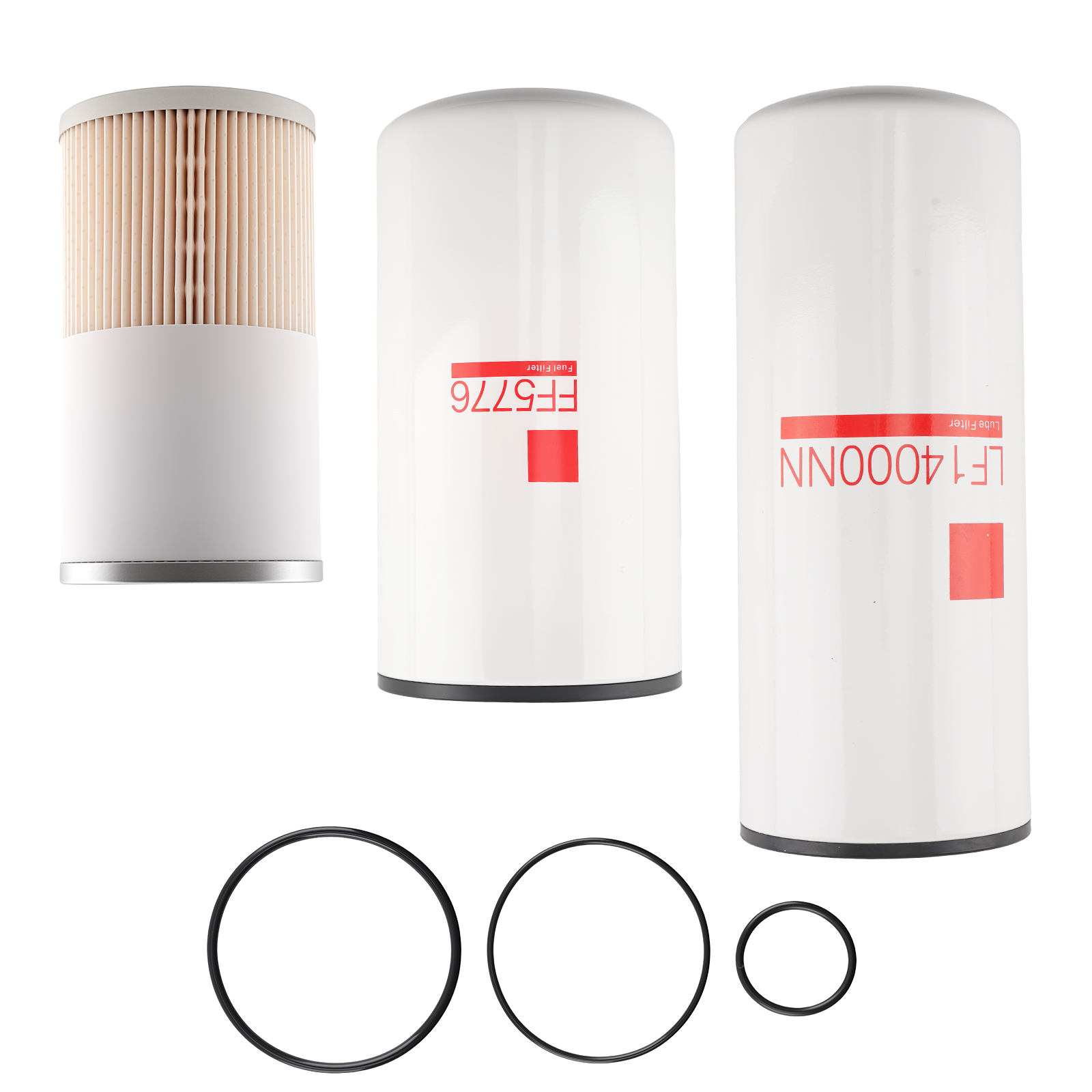 Lube Filter Kit for Cummins ISX MK13855 FF5776 LF14000NN FS19727