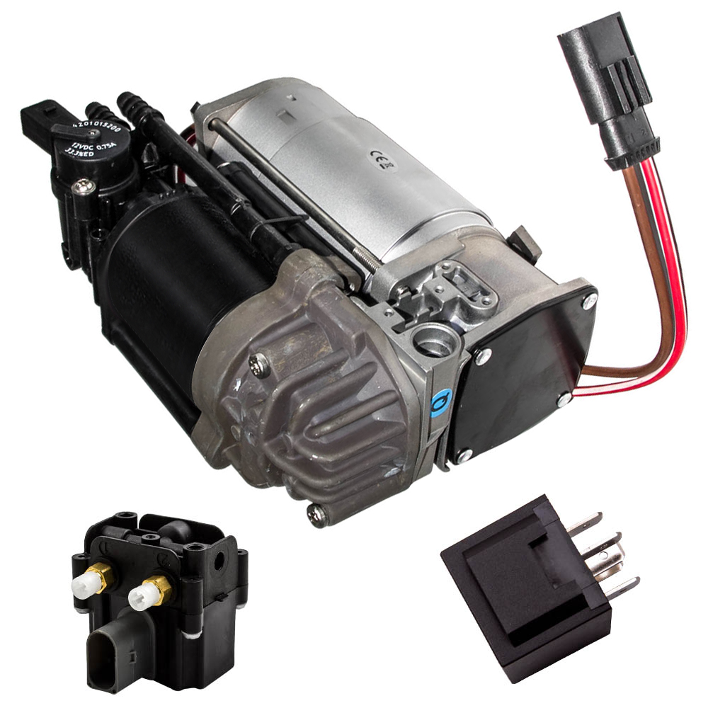 Kompressor +Luftfederung Ventilblock +Relais für BMW 5er F07 F11 7er