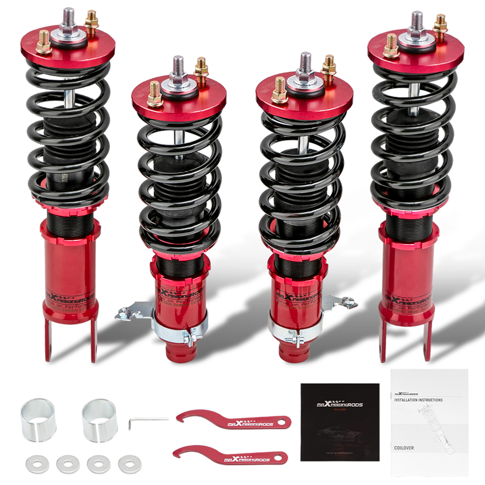 Coilover Shock Kits For Honda Civic Ek Ej Em 1996 2000 Adjustable Height Strut Ebay