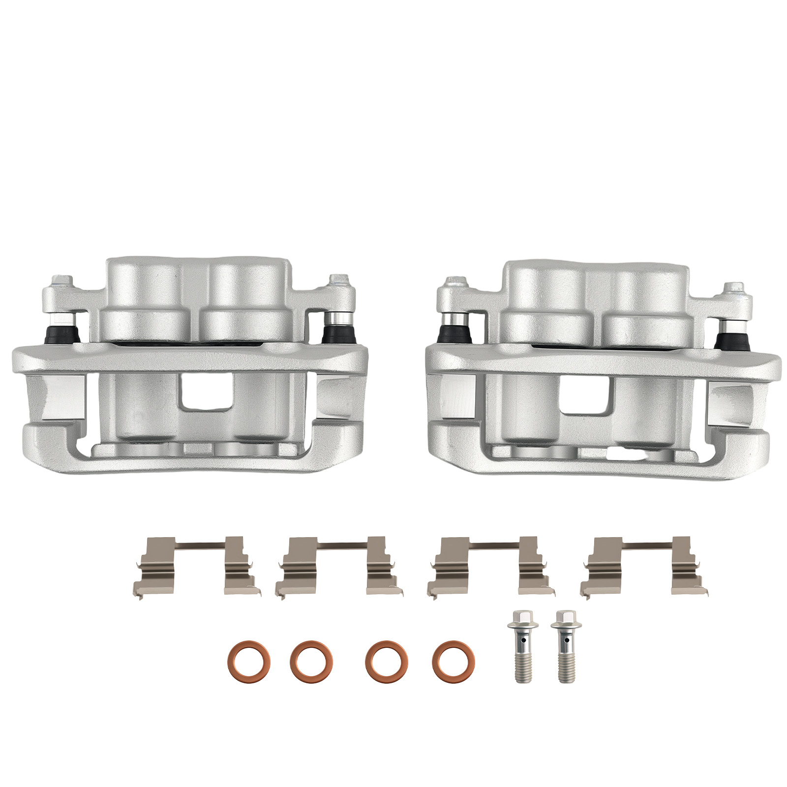 Front Brake Calipers Set w/Bracket for Chevy Colorado/GMC Canyon 2004-08 18B4939