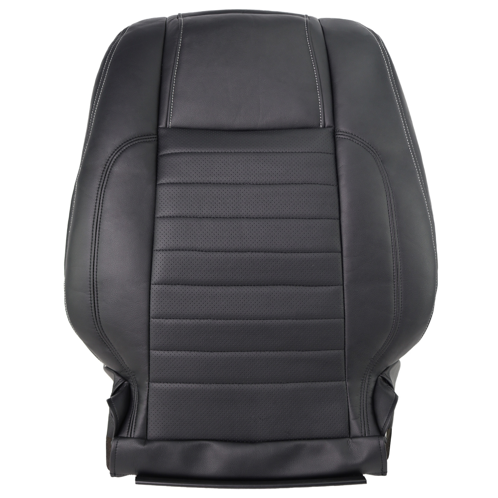 Black Front Seat Cover for Ford Mustang GT Premium Deluxe 2010-2014