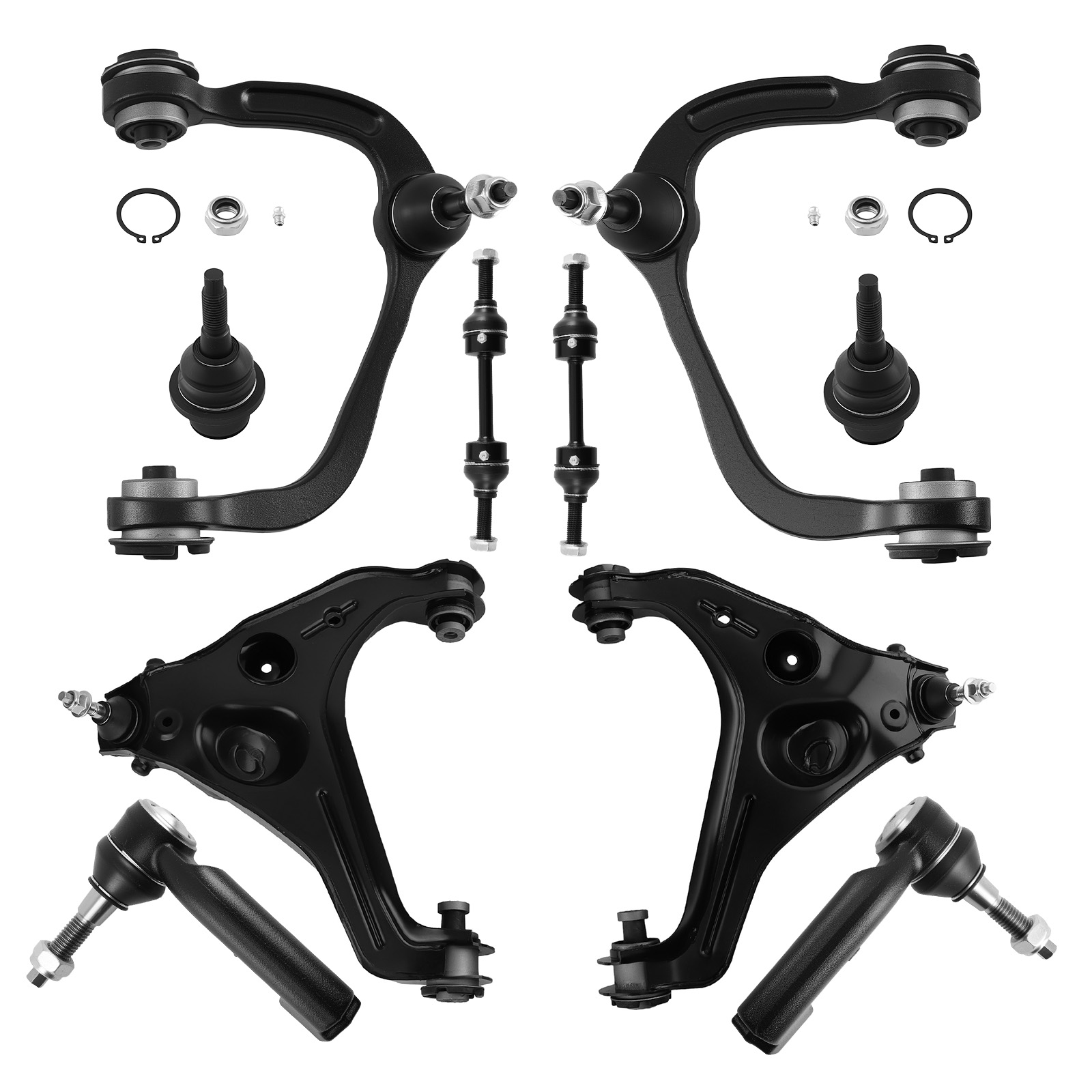 Lower Upper Susepsnion Control Arm +Ball Joint for Ford F-150 F150 2009-2013 4WD