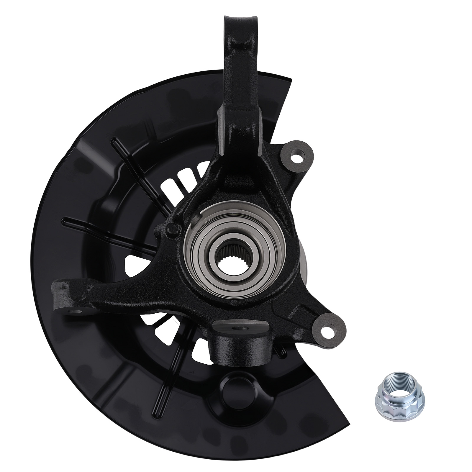 Front Driver Steering Knuckle for Toyota Camry SE V6 2012-2014 43502AA021 Steel