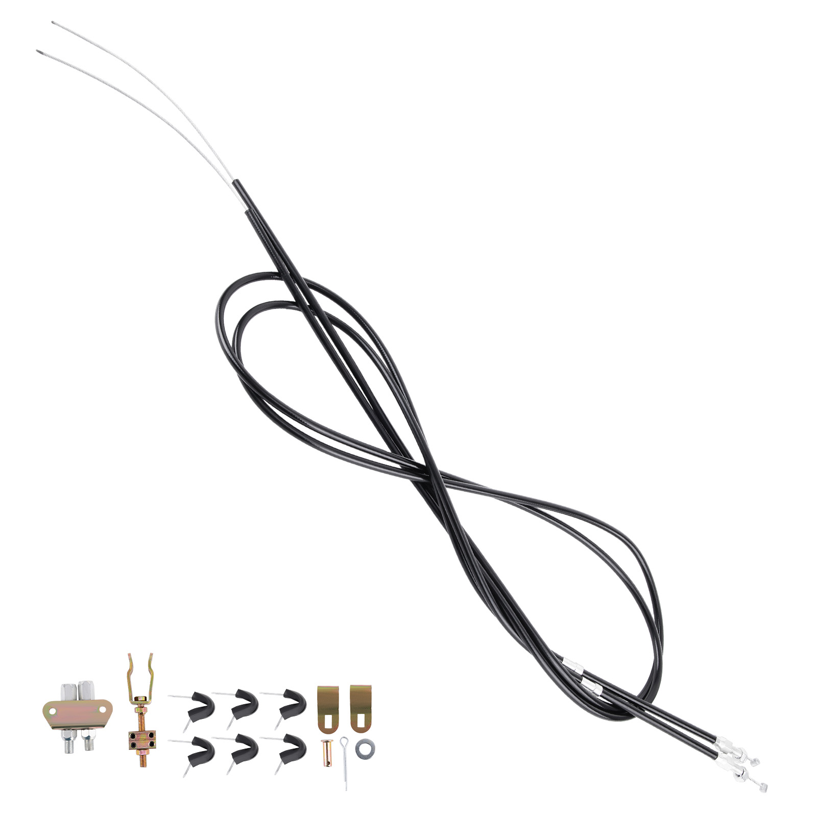 Universal Rear Parking Brake E-Brake System Cable for Wilwood 140-14415-R Black