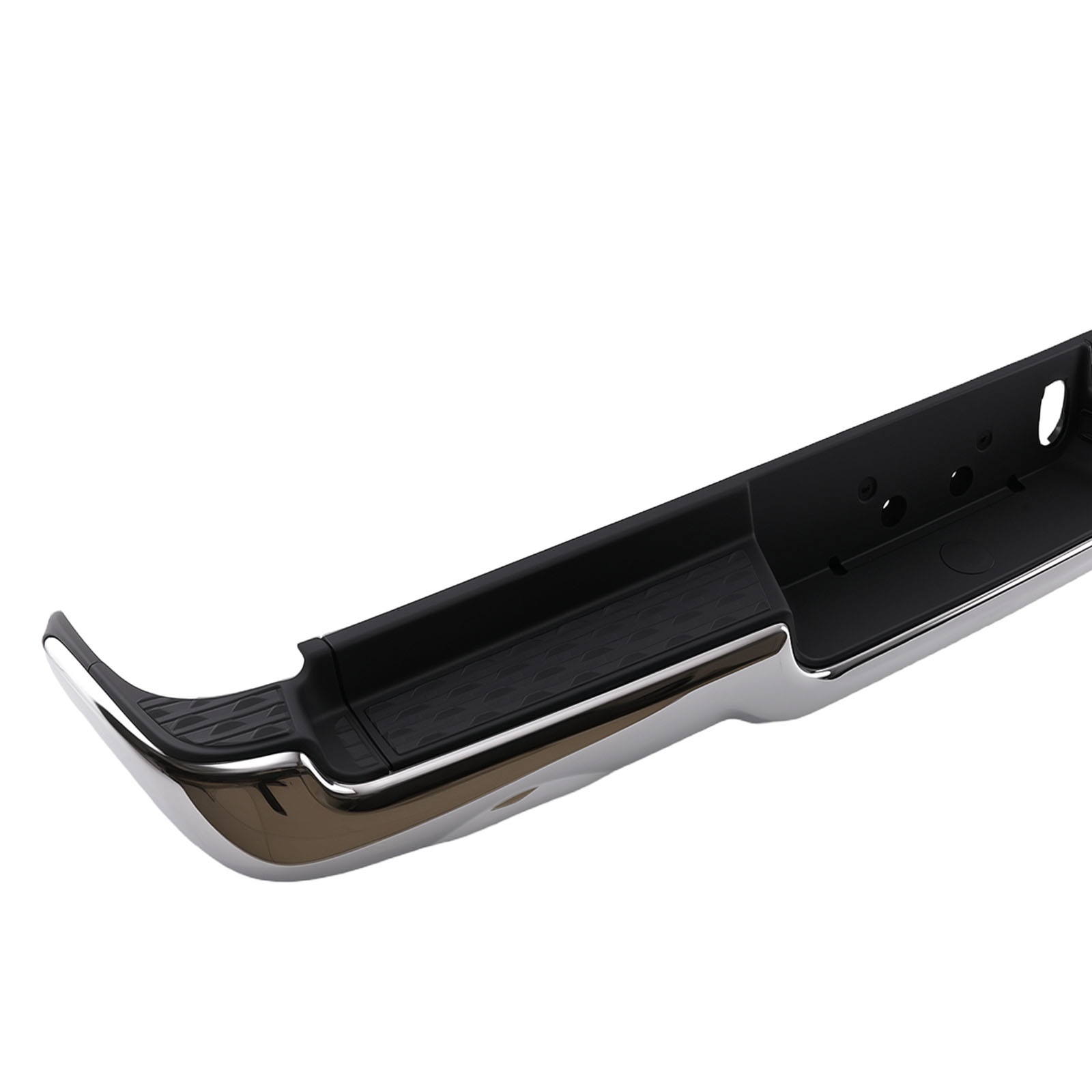 Chrome Steel Rear Bumper for Dodge Ram 1500 2019-2023 68404442AA Bolt-On