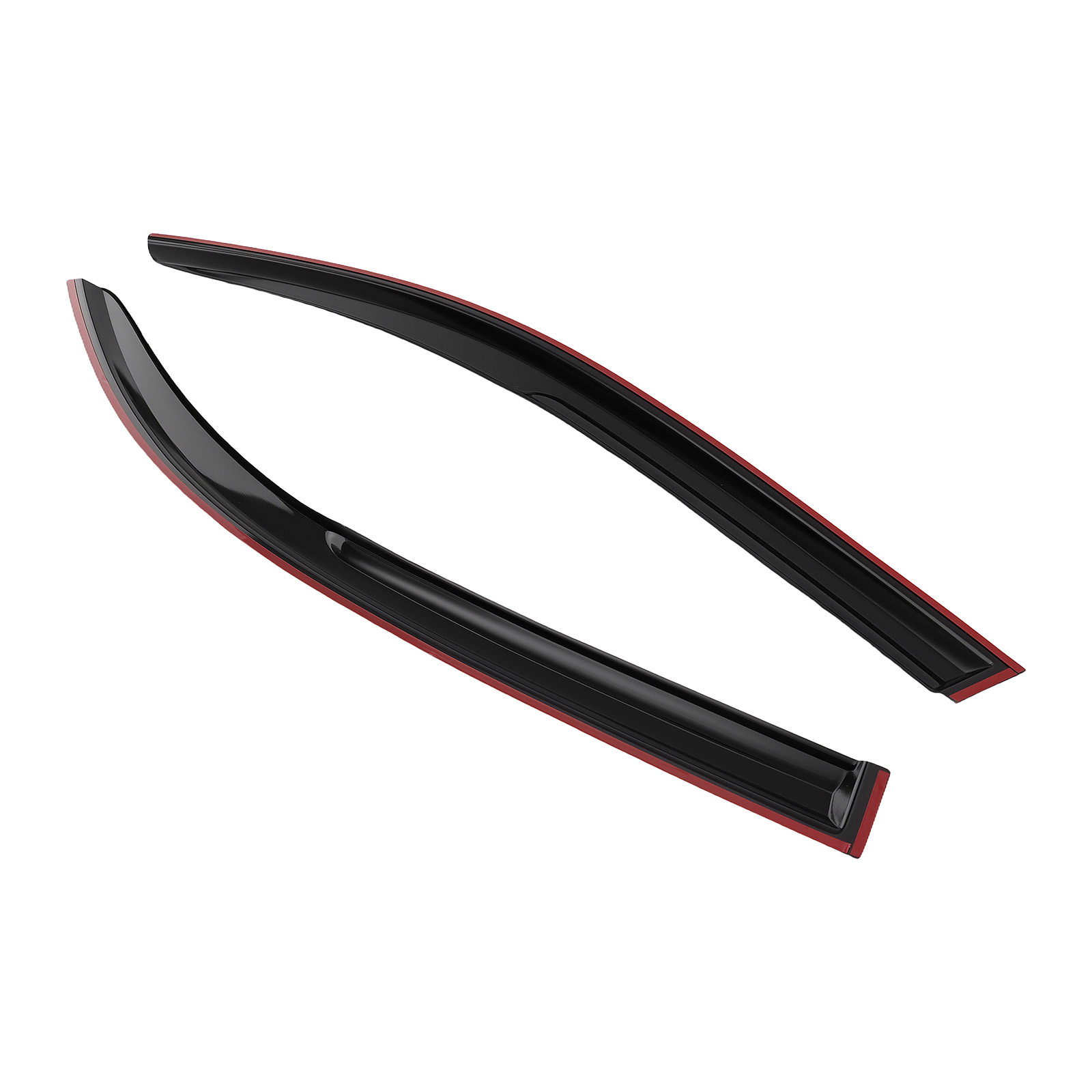 4PC Window Rain Visor Kit for Toyota Tacoma Double Cab 05-15   Black Set