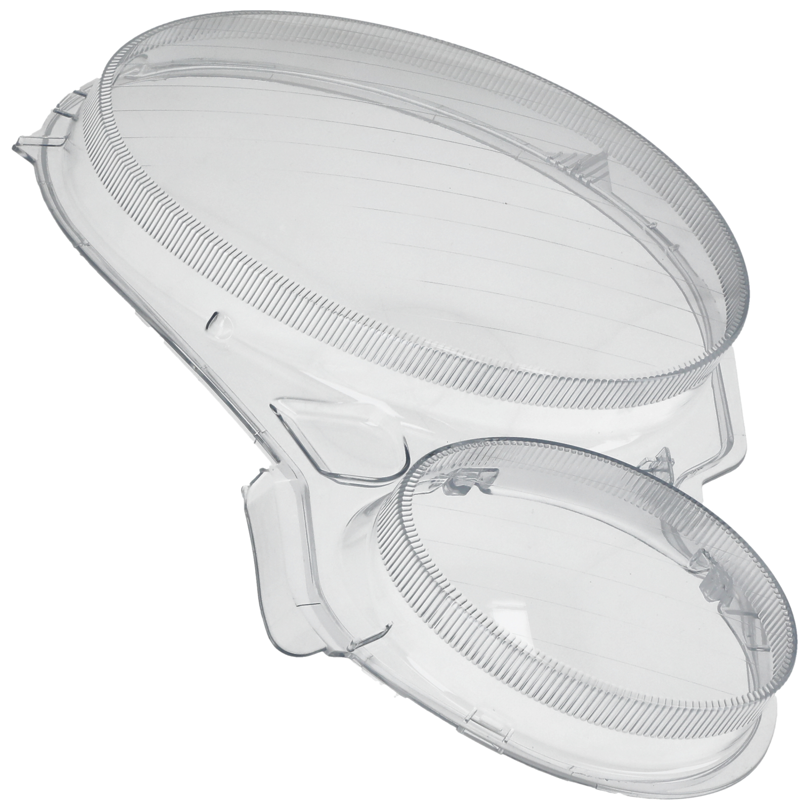 Pair Headlight Lens Cover for Mercedes Benz E240 E200 E350 W211 2002-2008 Clear