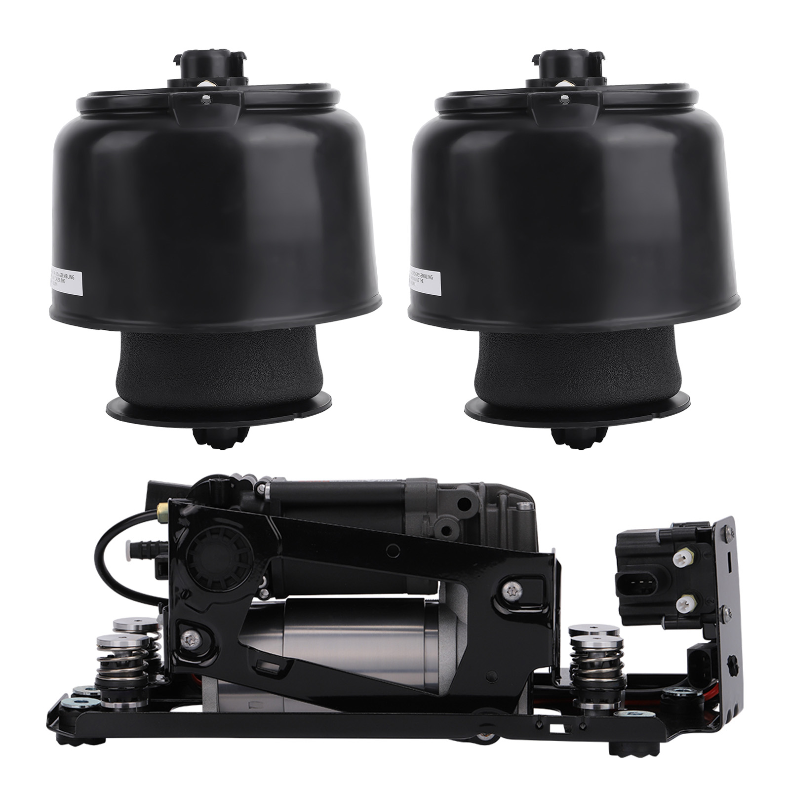 Pair Rear Suspension Air Spring & Compressor for BMW 5er F10 F07 F11 37106781843